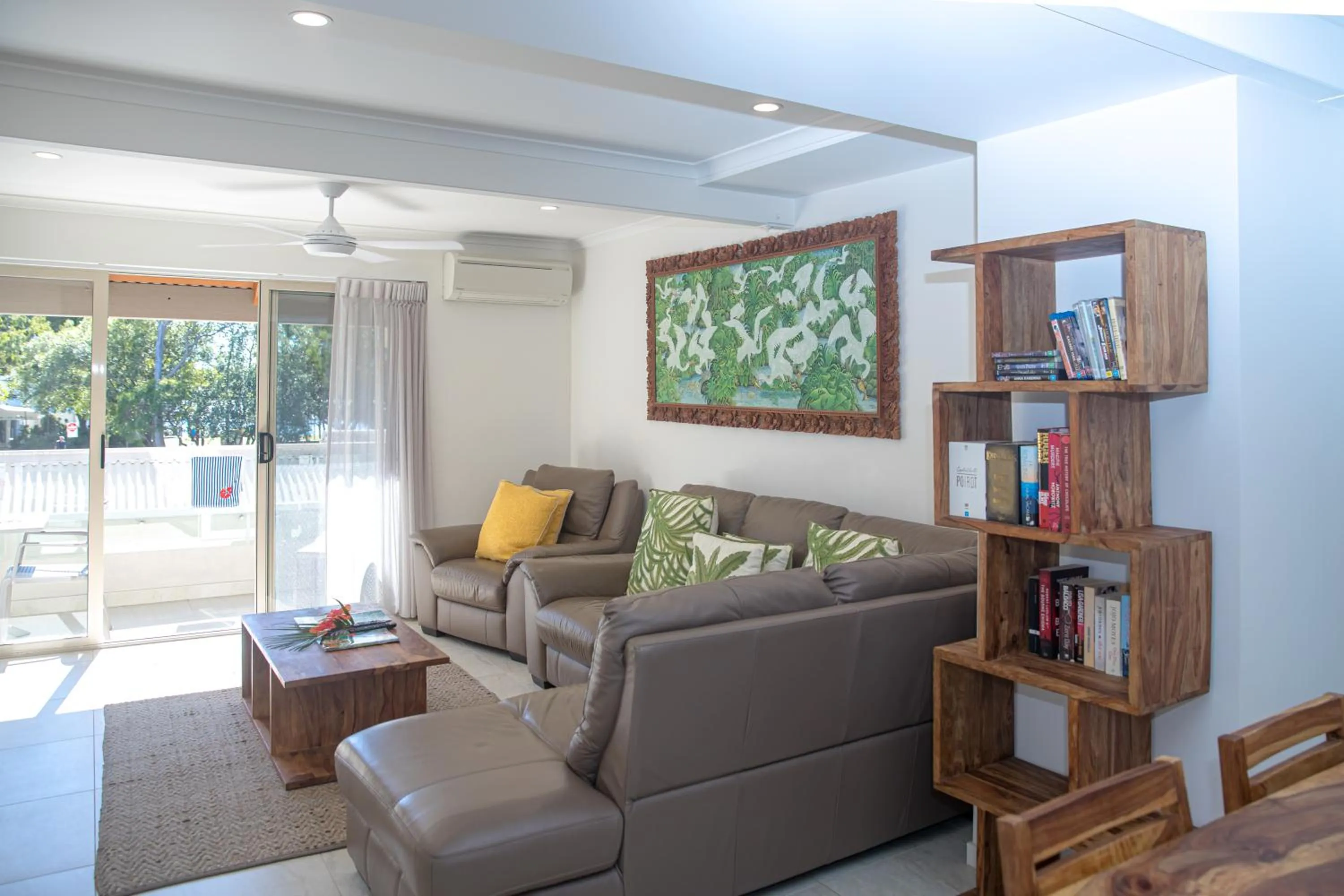 Patio in The Islander Noosa Resort