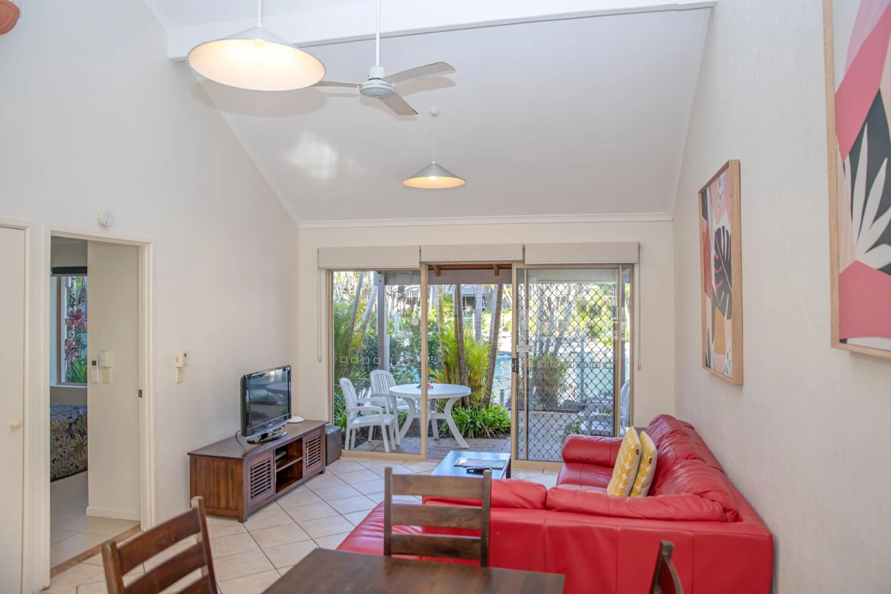 Living room in The Islander Noosa Resort