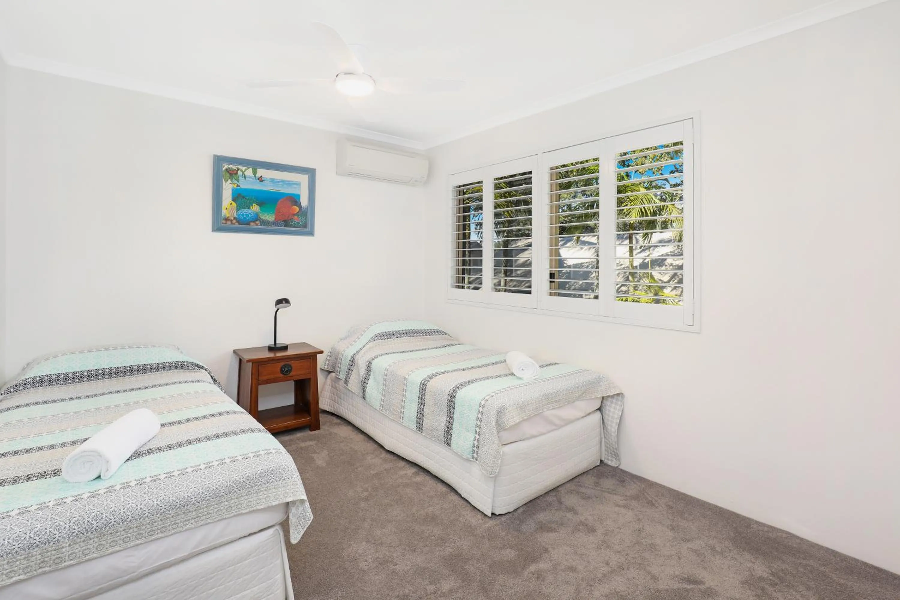 Bed in The Islander Noosa Resort