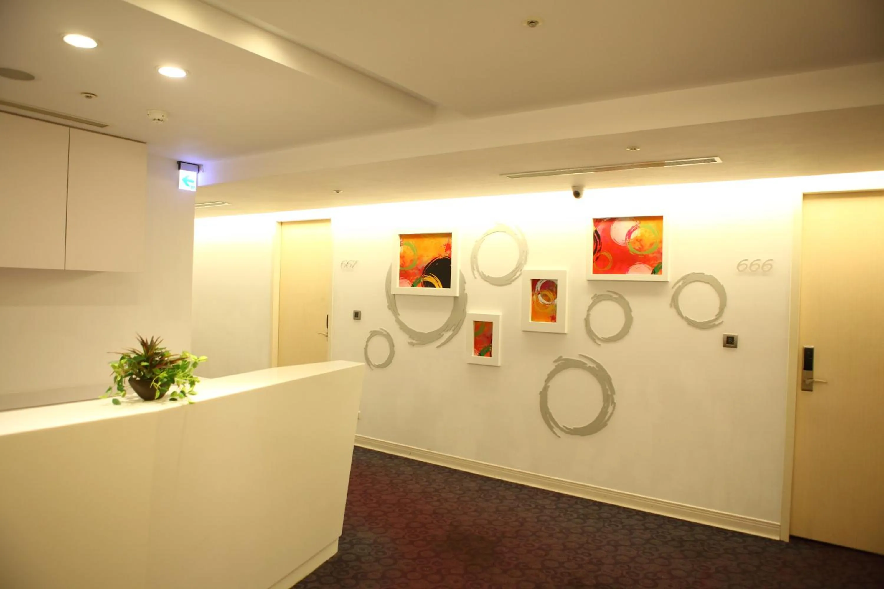 Decorative detail in Ximen Hotel