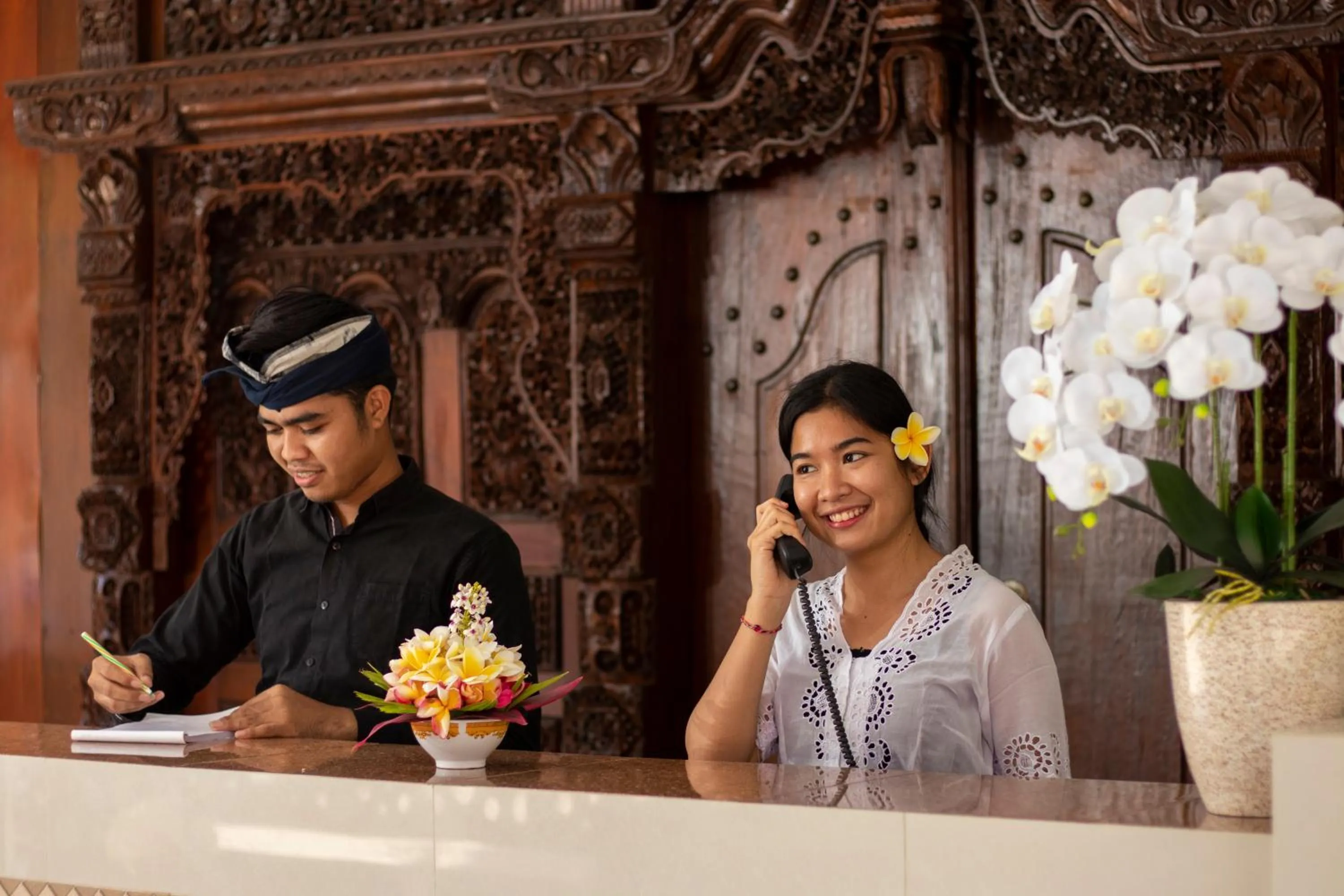 Staff in Suriwathi Hotel Legian