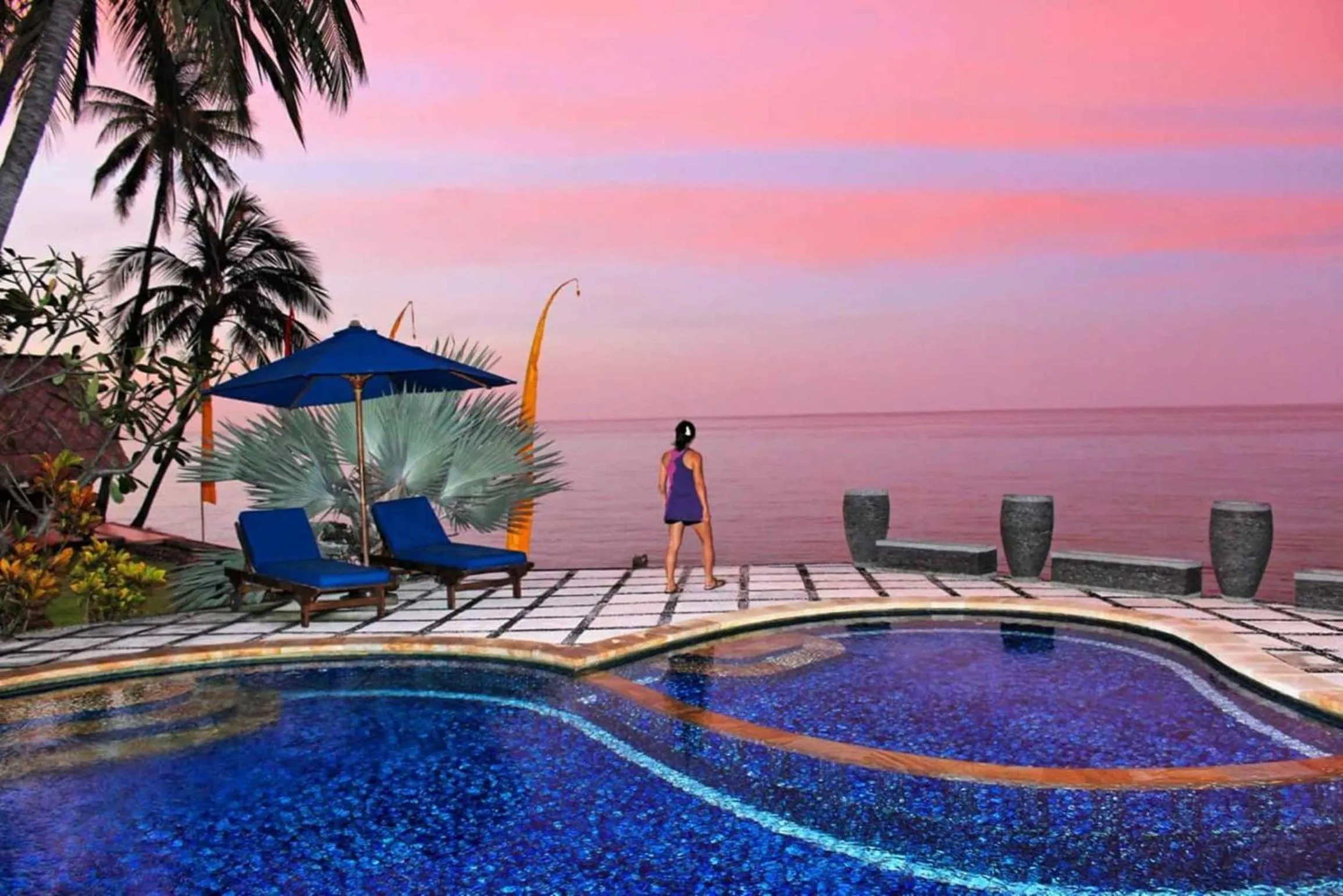 Guests in Agung Bali Nirwana Villas and Spa