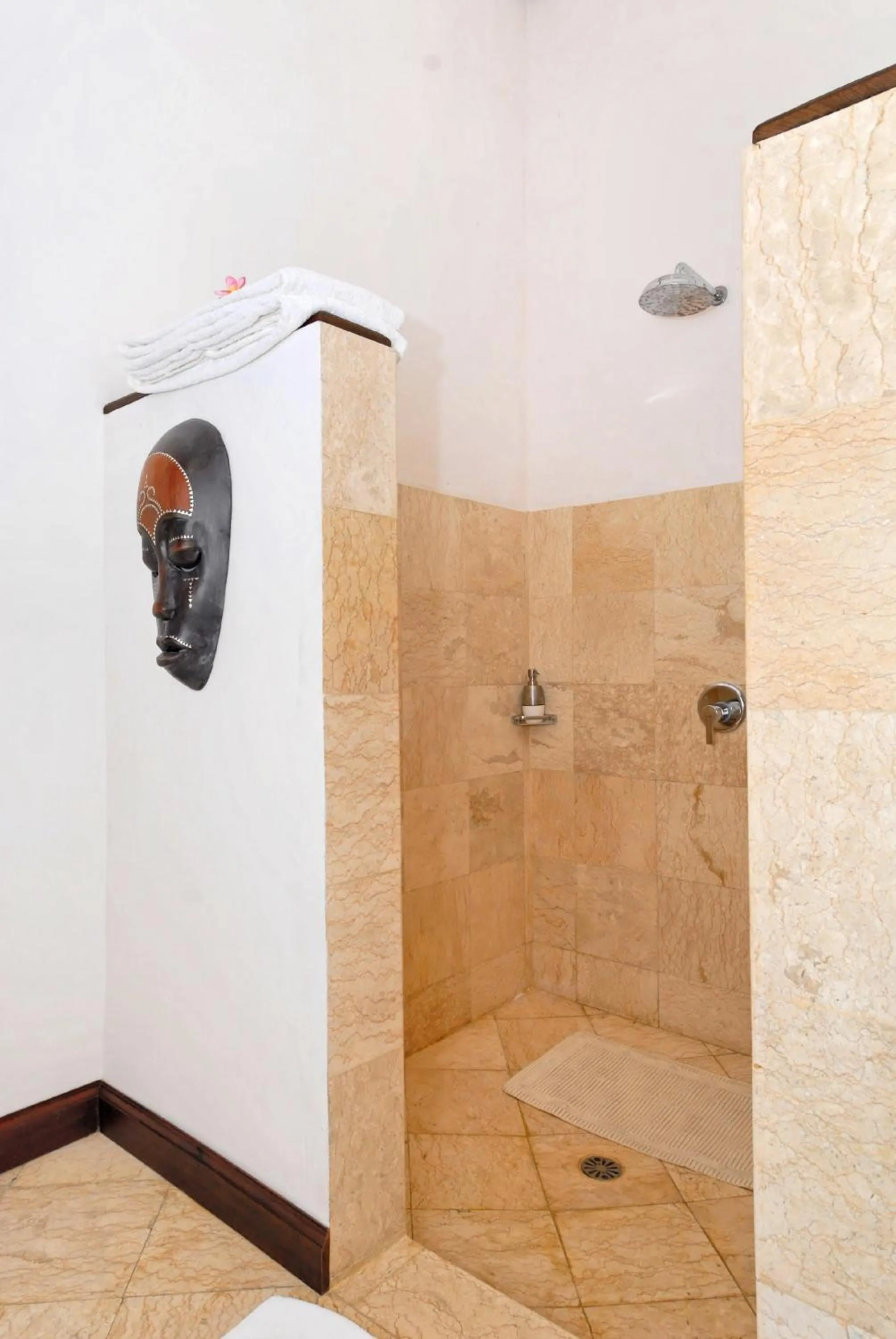 Shower in Agung Bali Nirwana Villas and Spa