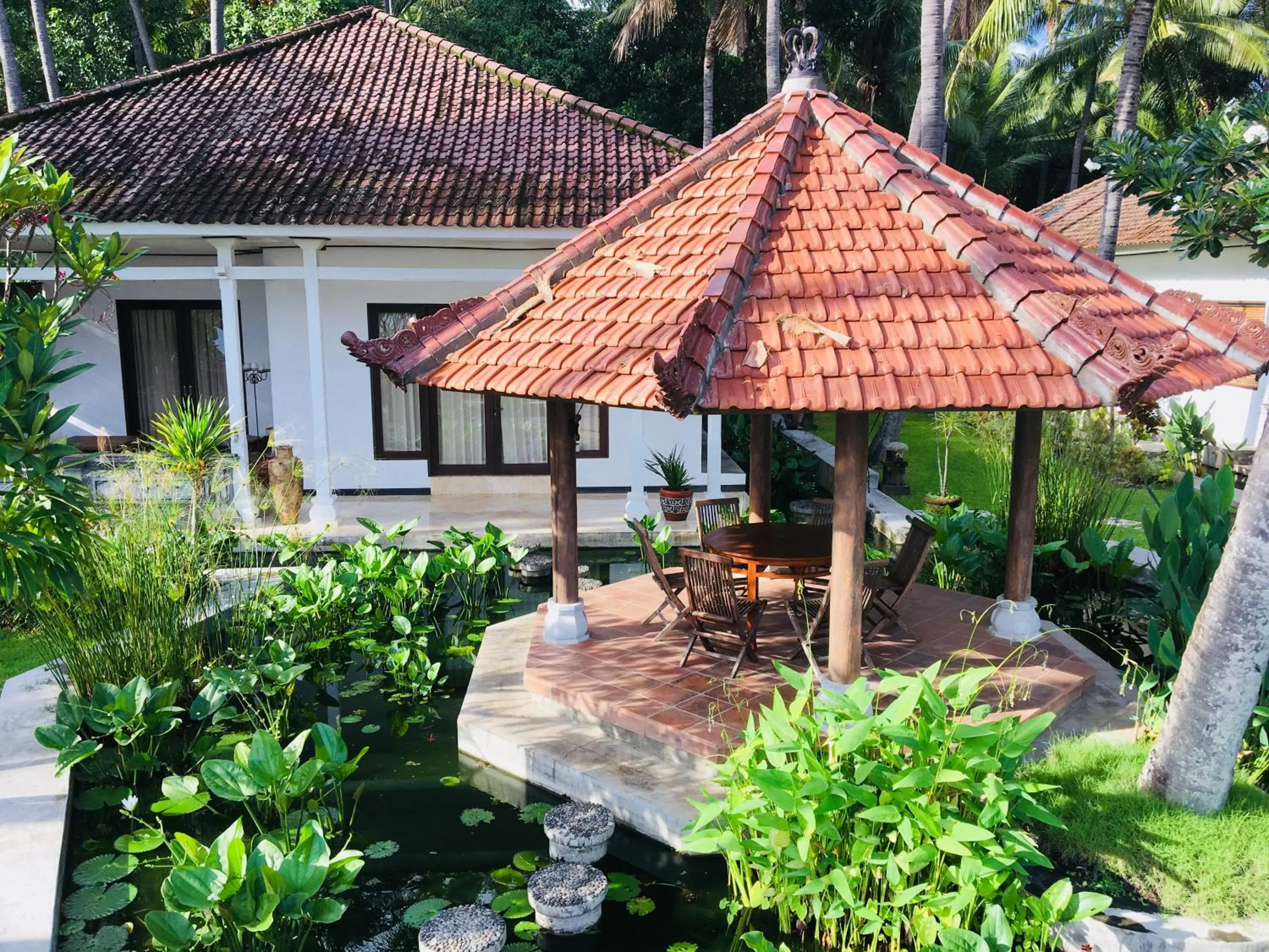 Garden in Agung Bali Nirwana Villas and Spa