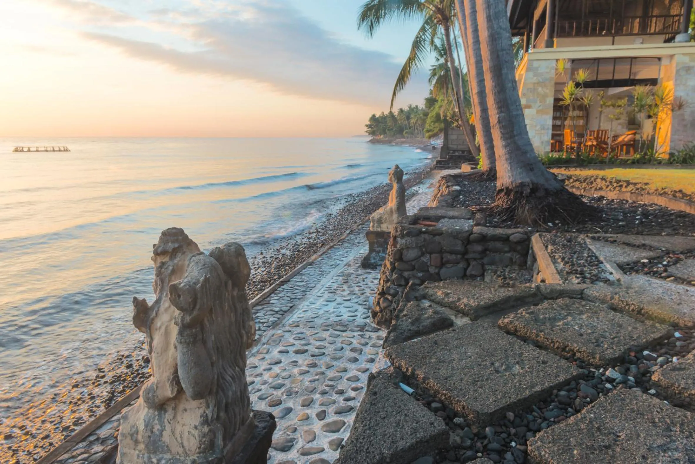 Sea view in Agung Bali Nirwana Villas and Spa