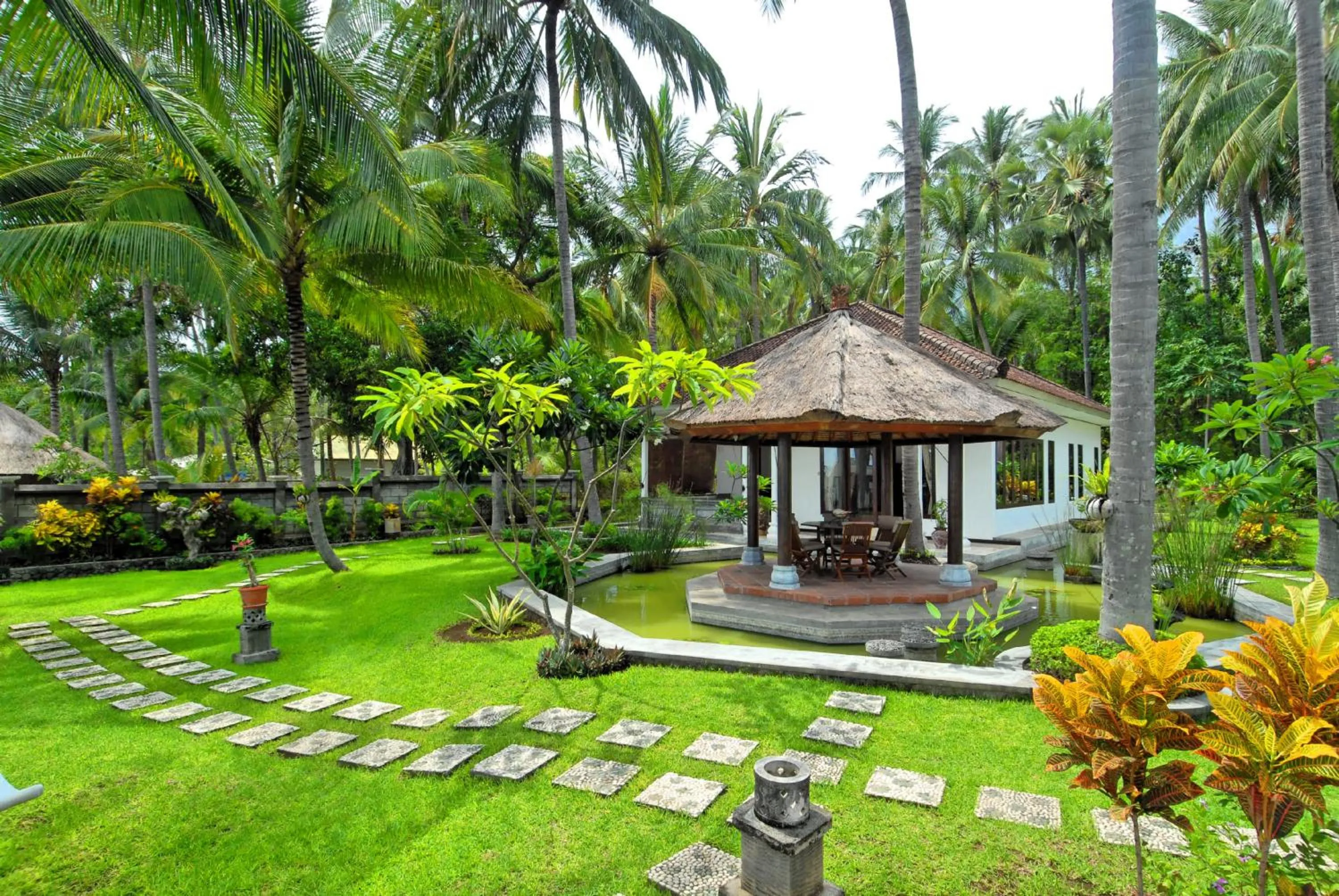 Garden in Agung Bali Nirwana Villas and Spa