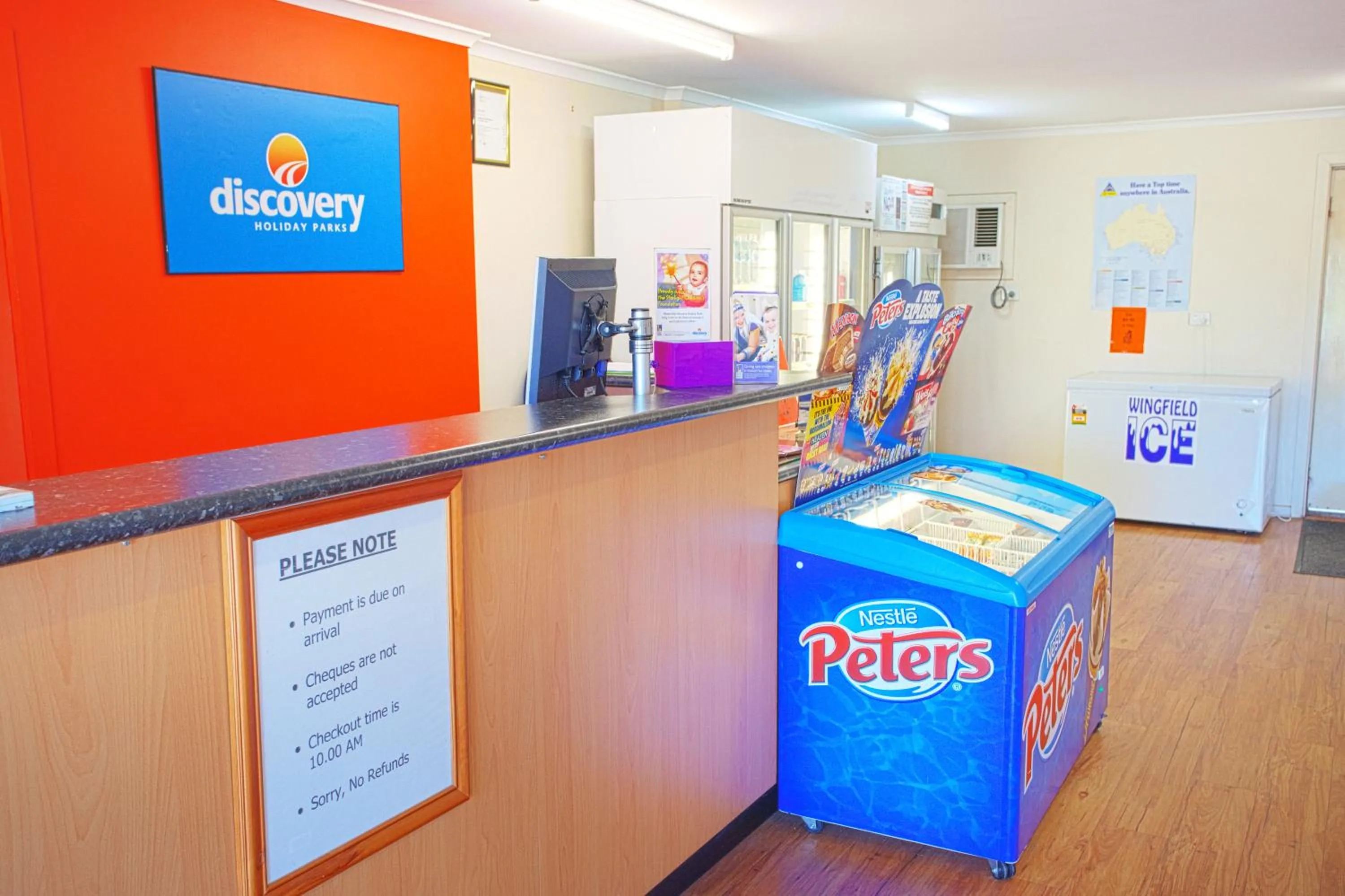 Lobby or reception in Discovery Parks - Adelaide Beachfront