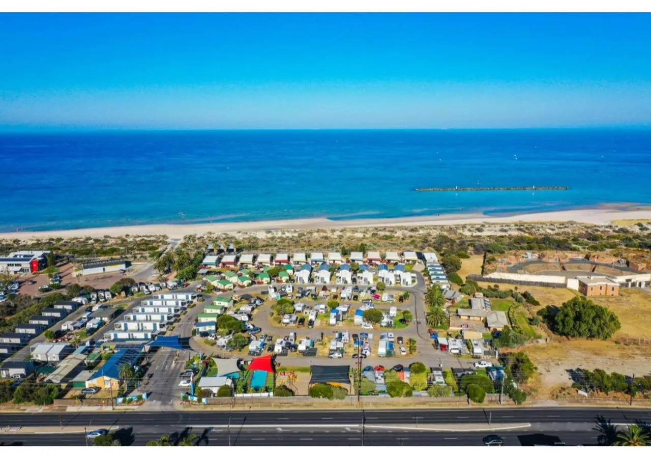 Bird's eye view in Discovery Parks - Adelaide Beachfront