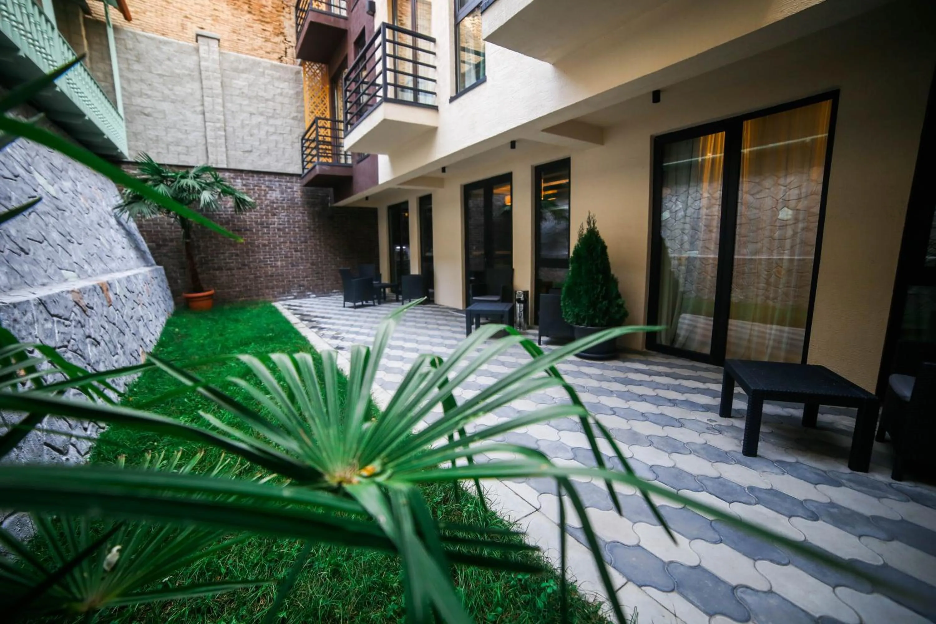 Inner courtyard view in Boutique Hotel Mimino