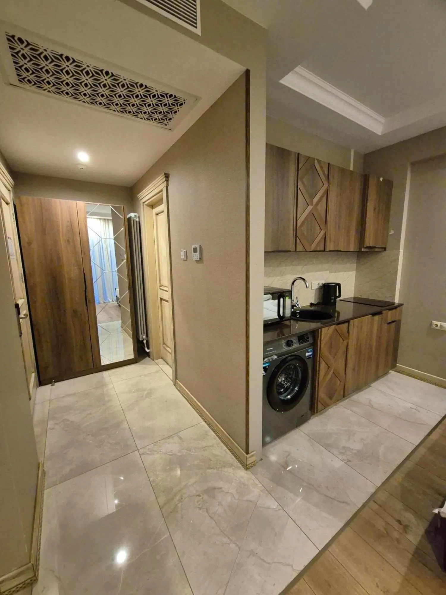 Kitchen or kitchenette in Boutique Hotel Mimino