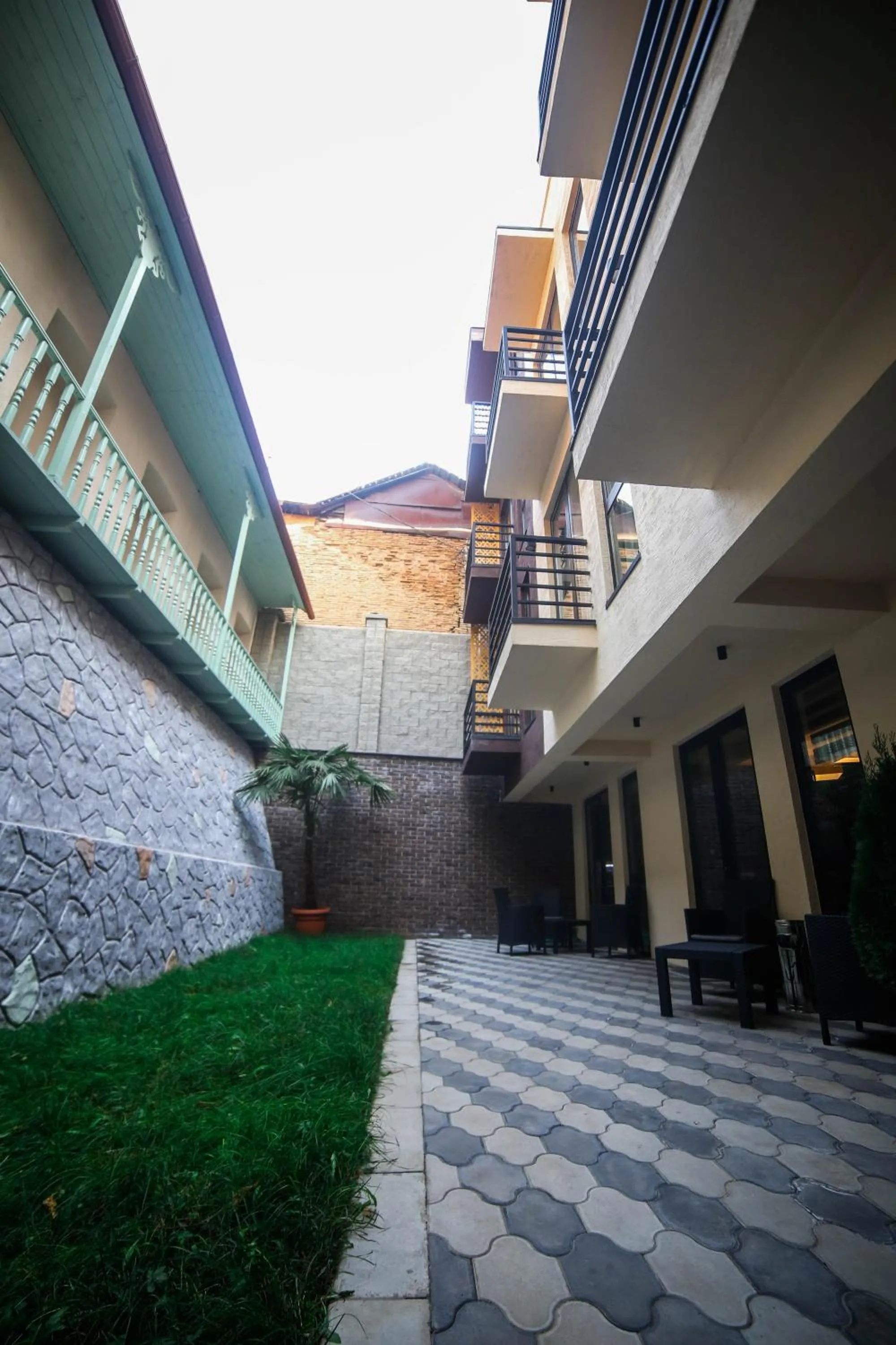 Inner courtyard view in Boutique Hotel Mimino