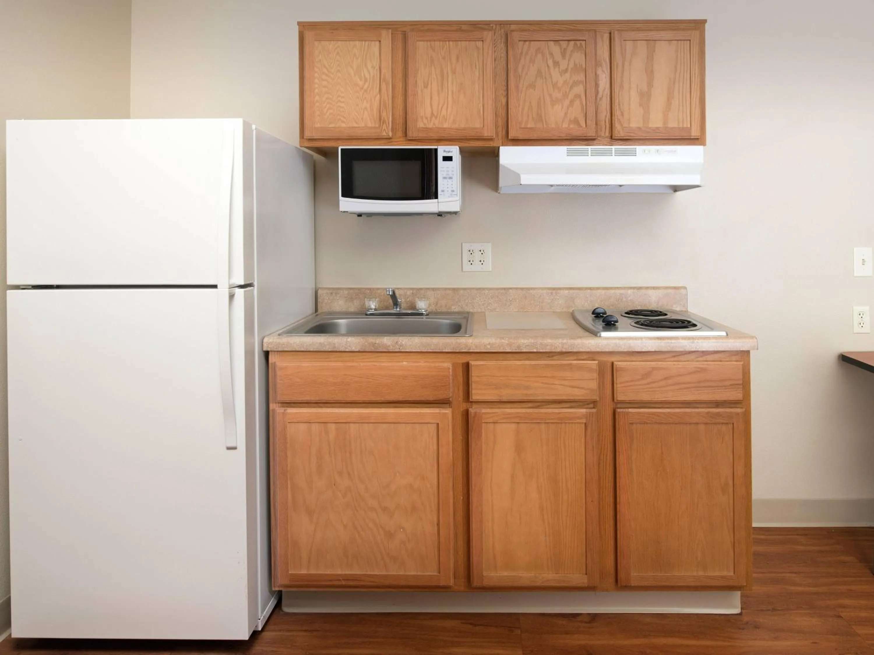 Kitchen or kitchenette in WoodSpring Suites Wilkes-Barre