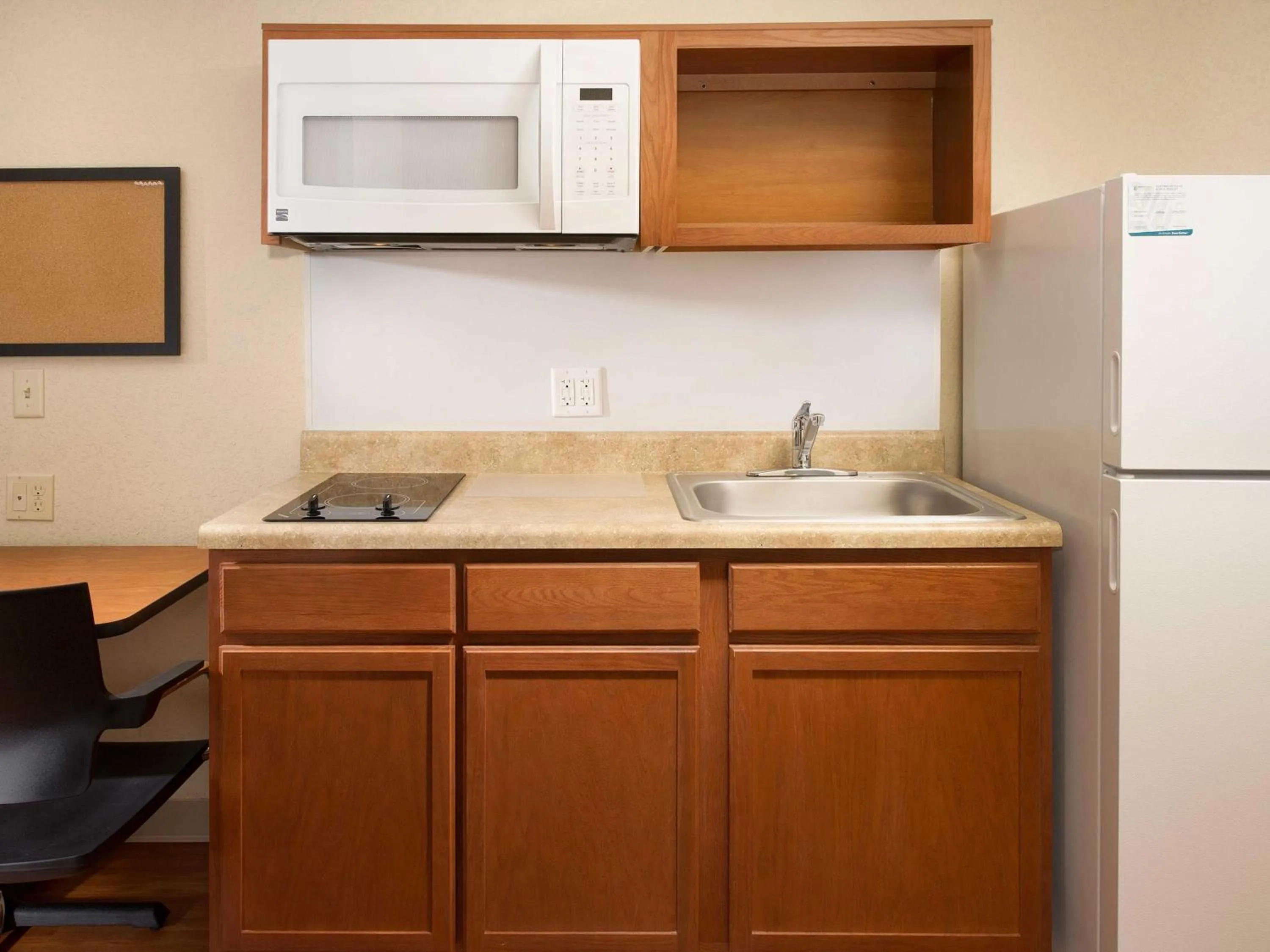 Kitchen or kitchenette in WoodSpring Suites Wilkes-Barre