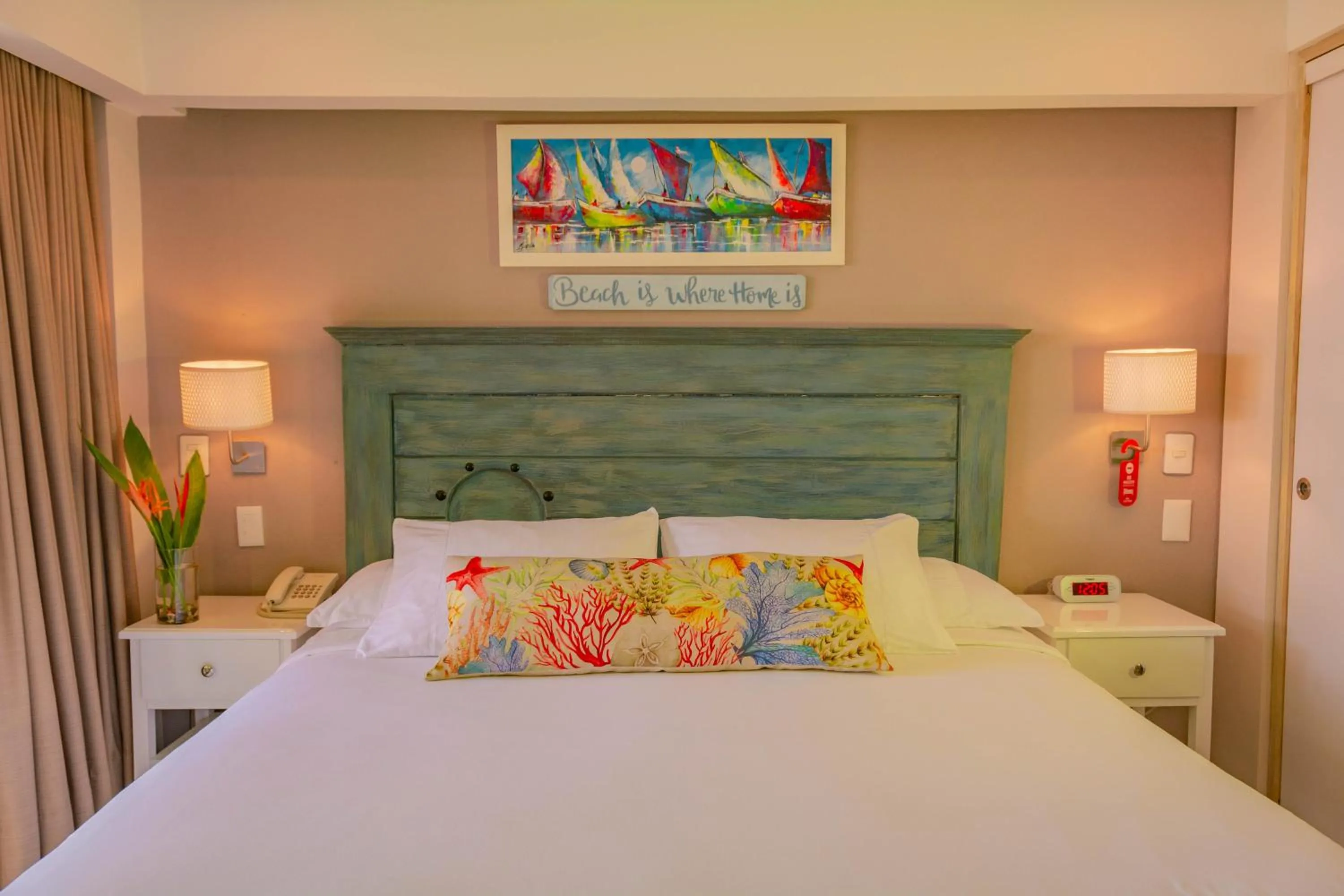 Bed in Casa Verano Beach Hotel - Adults Only