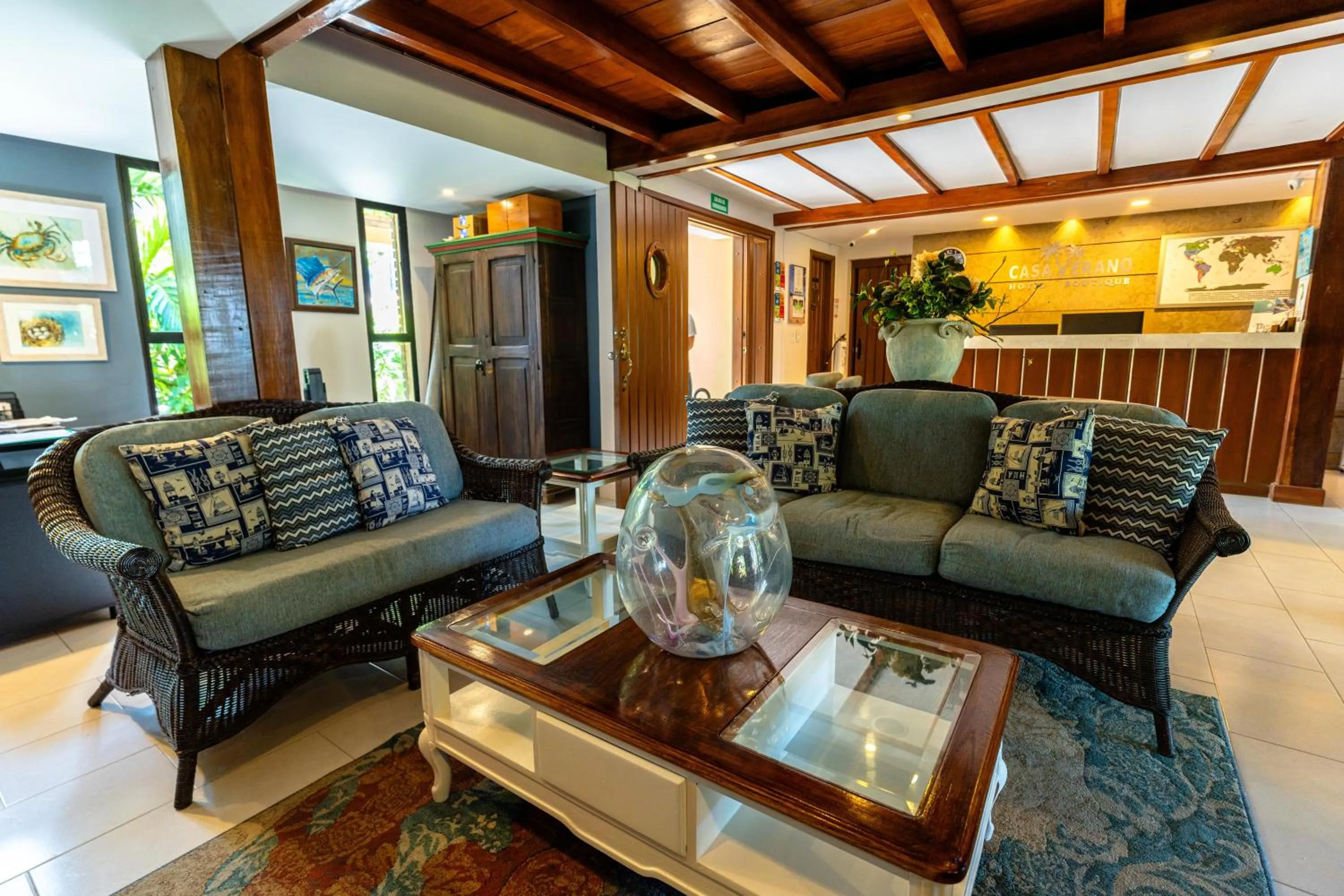 Living room in Casa Verano Beach Hotel - Adults Only