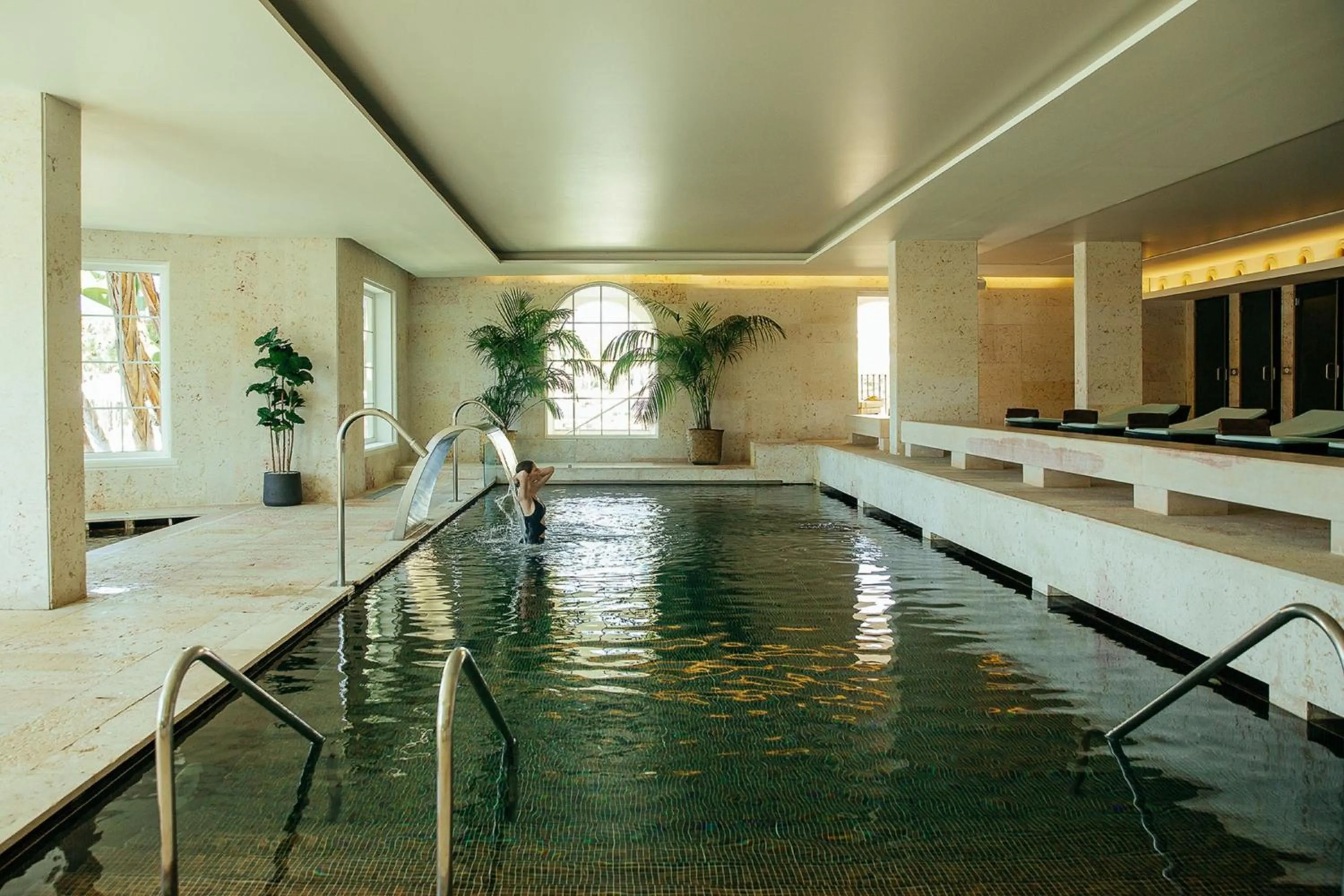 Swimming pool in Domes Lake Algarve, Autograph Collection