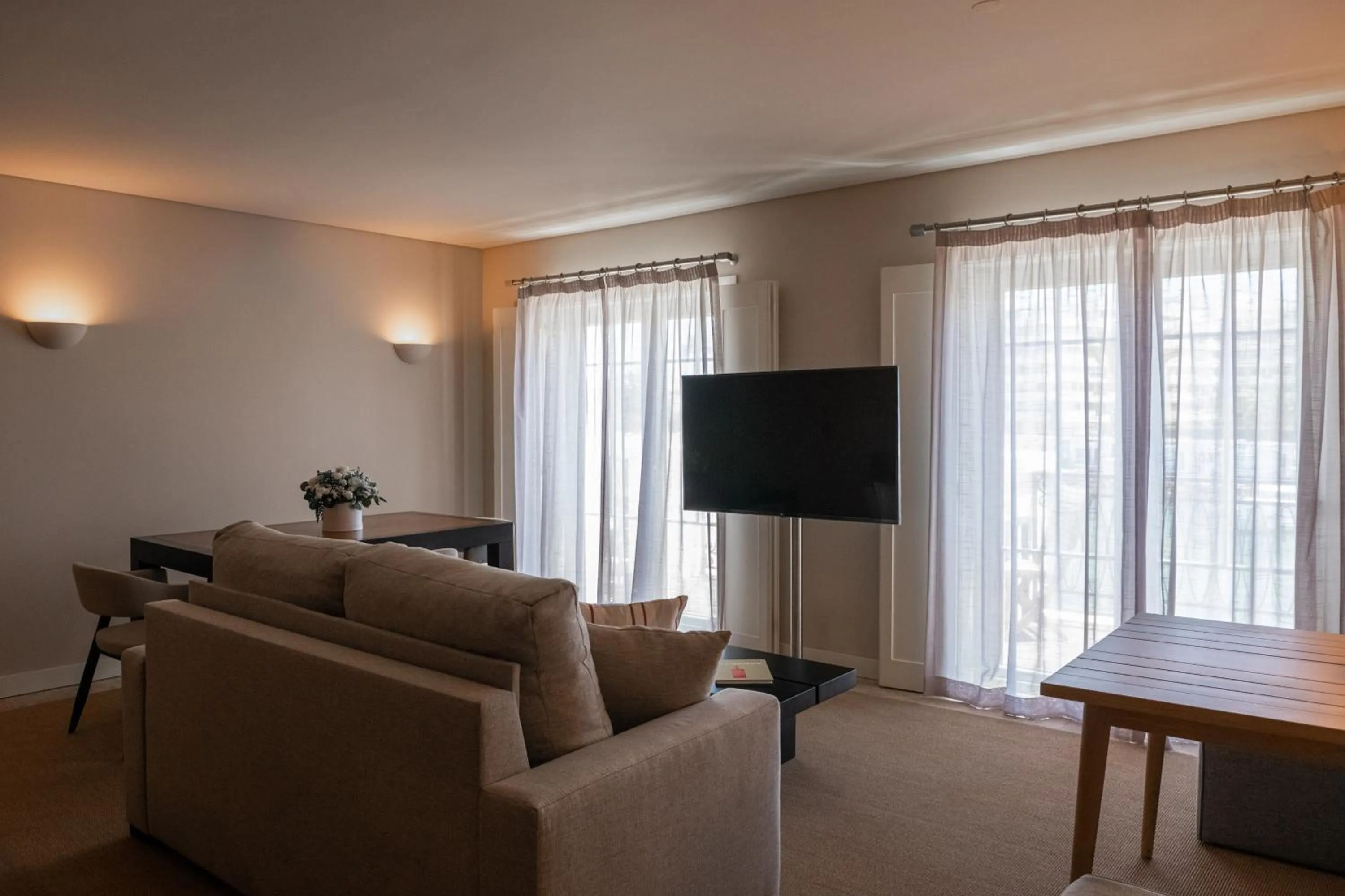 Living room in Domes Lake Algarve, Autograph Collection