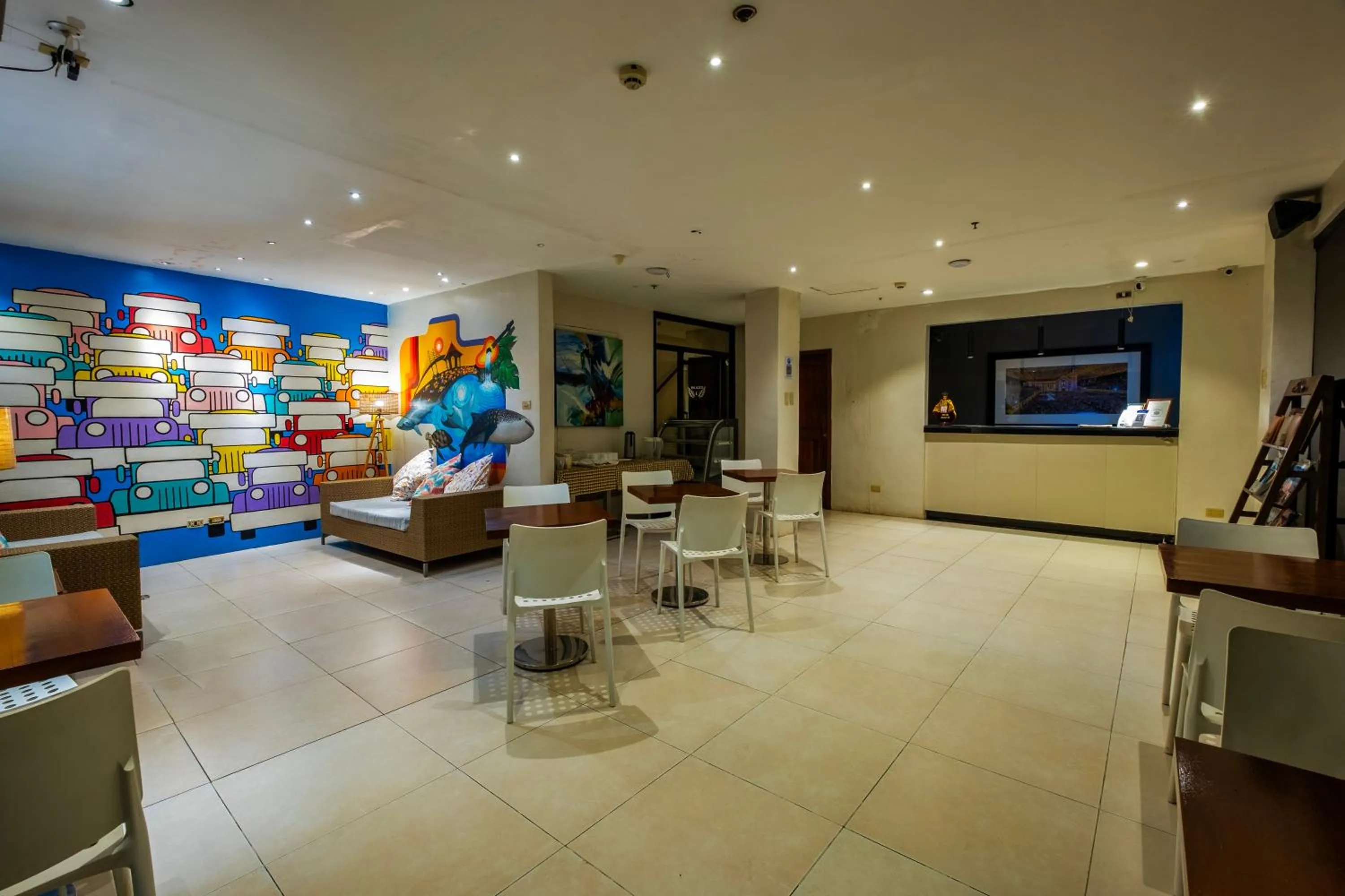 Lobby or reception in Palazzo Pensionne