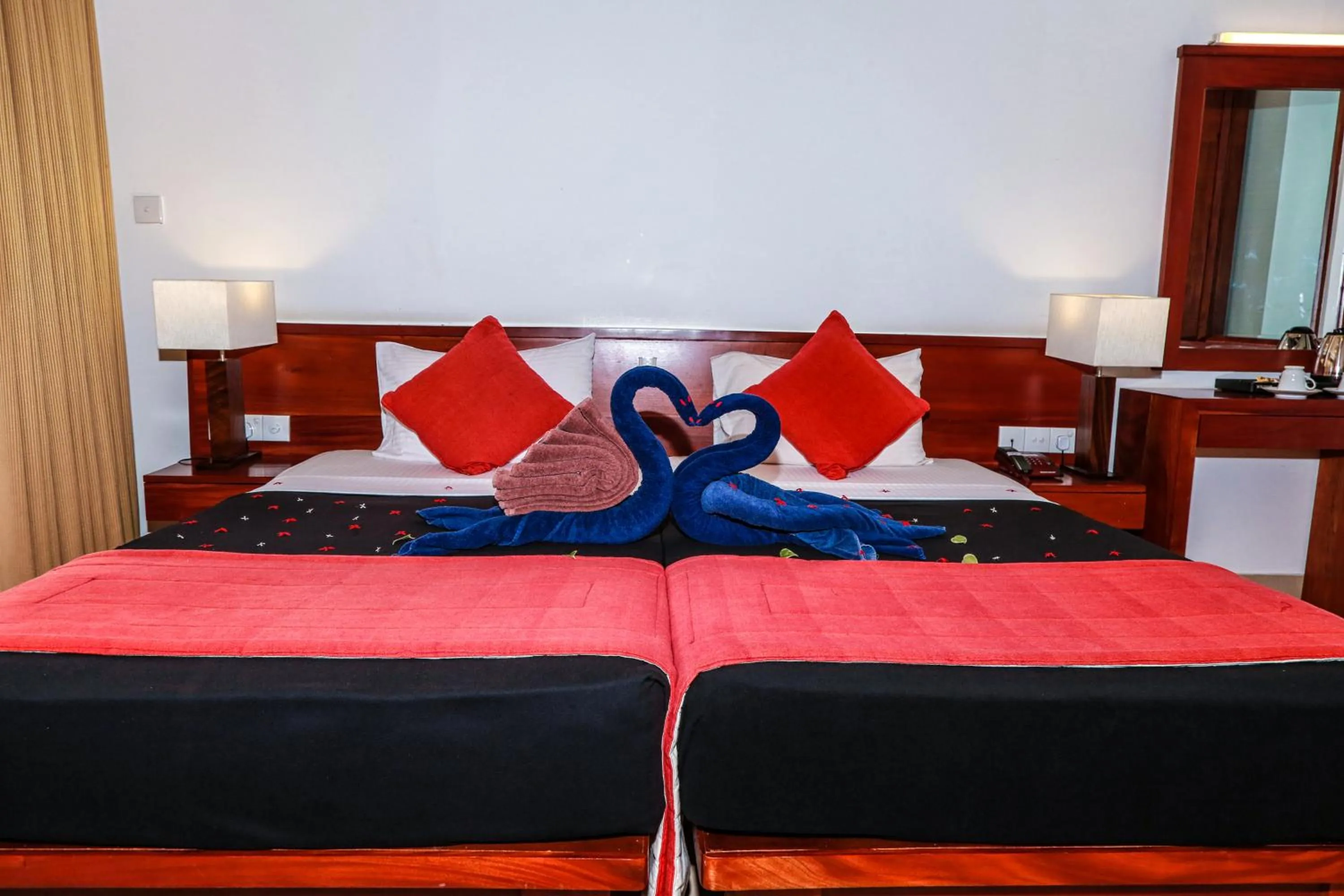 Bedroom, Bed in Pelwehera Village Resort