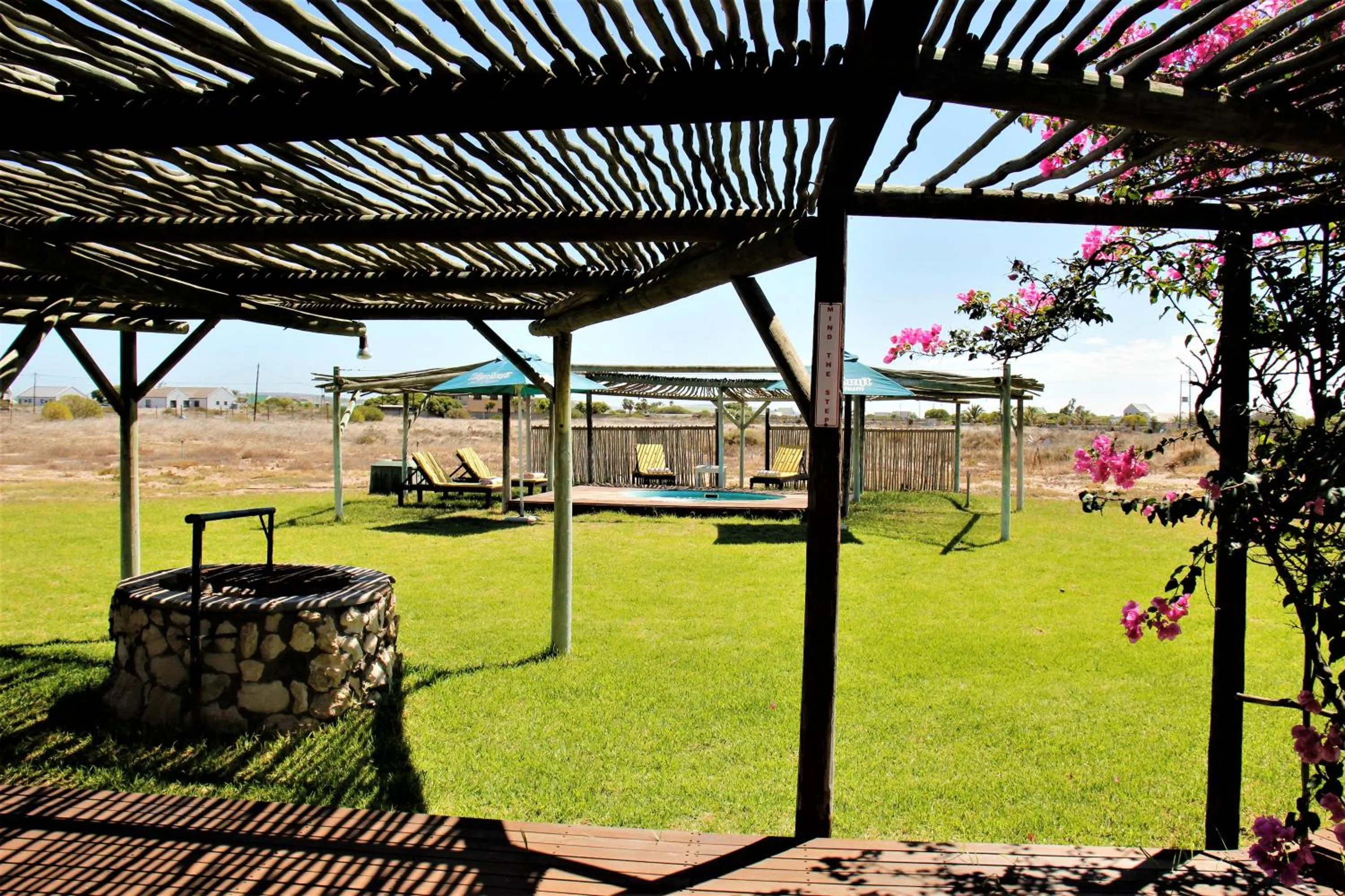 Garden view in Tortoise Trail Lodge