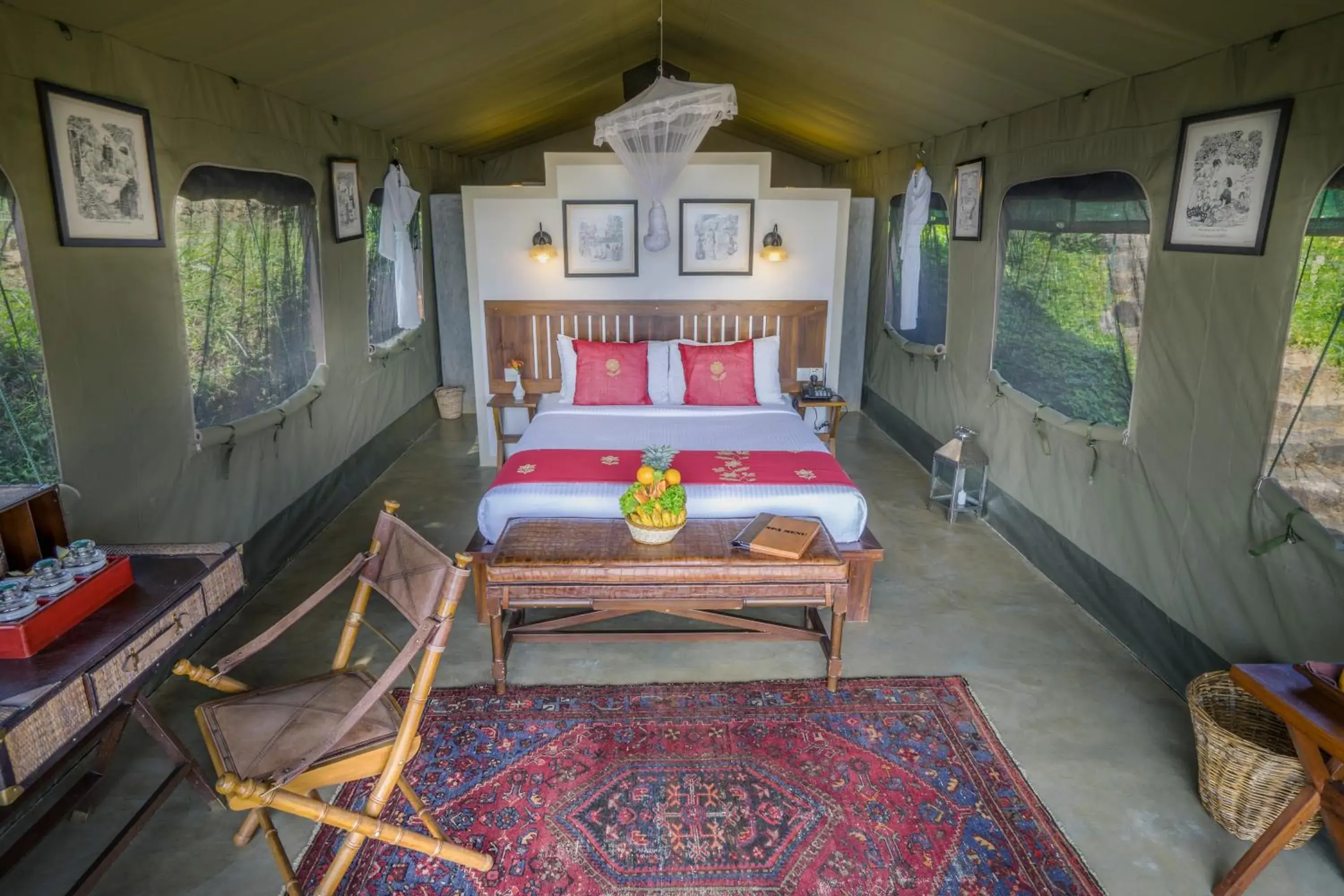 Bed in Madulkelle Tea and Eco Lodge Bed in Madulkelle Tea and Eco Lodge