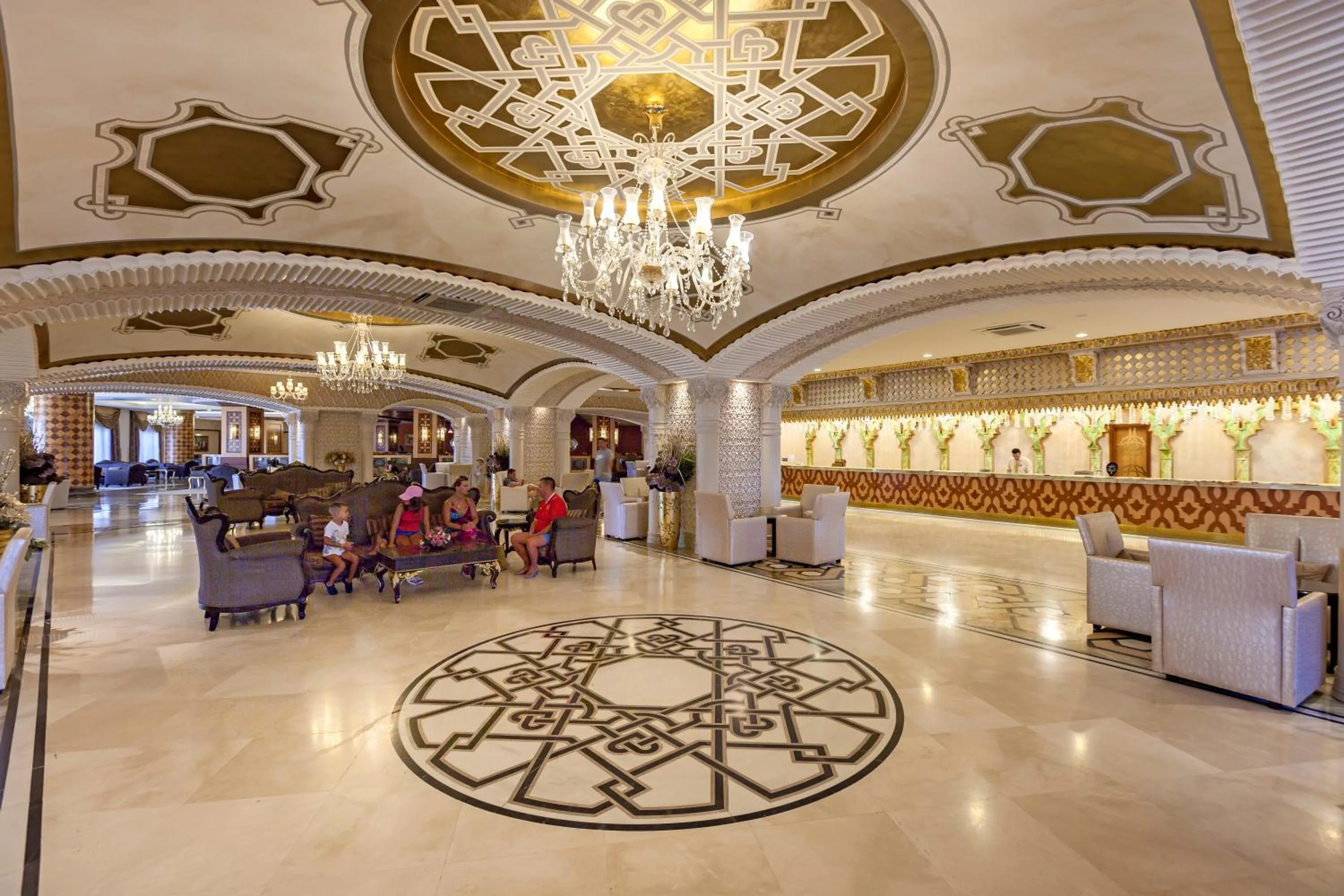 Lobby or reception in Royal Alhambra Palace