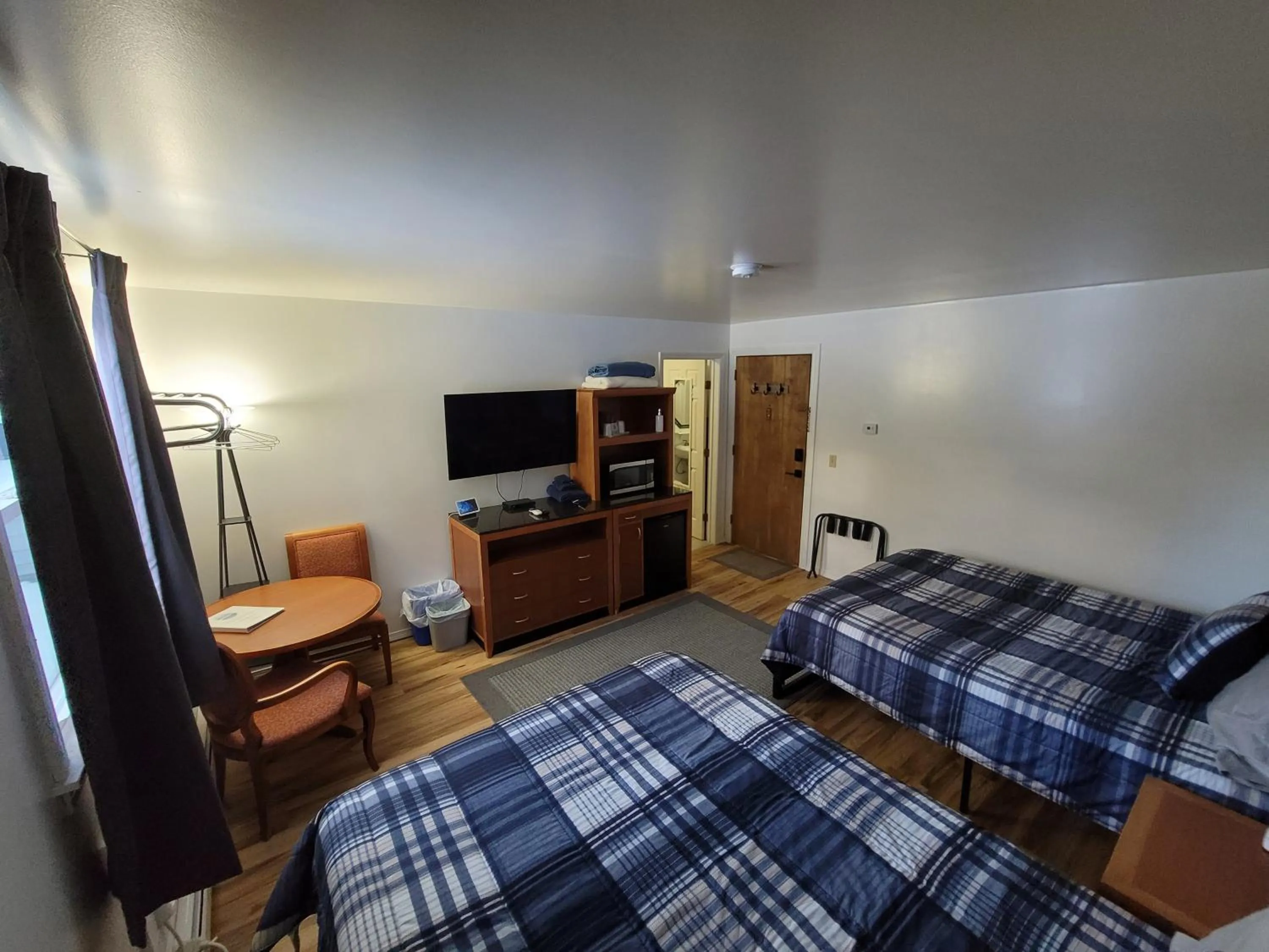 Bed in West Bethel Motel