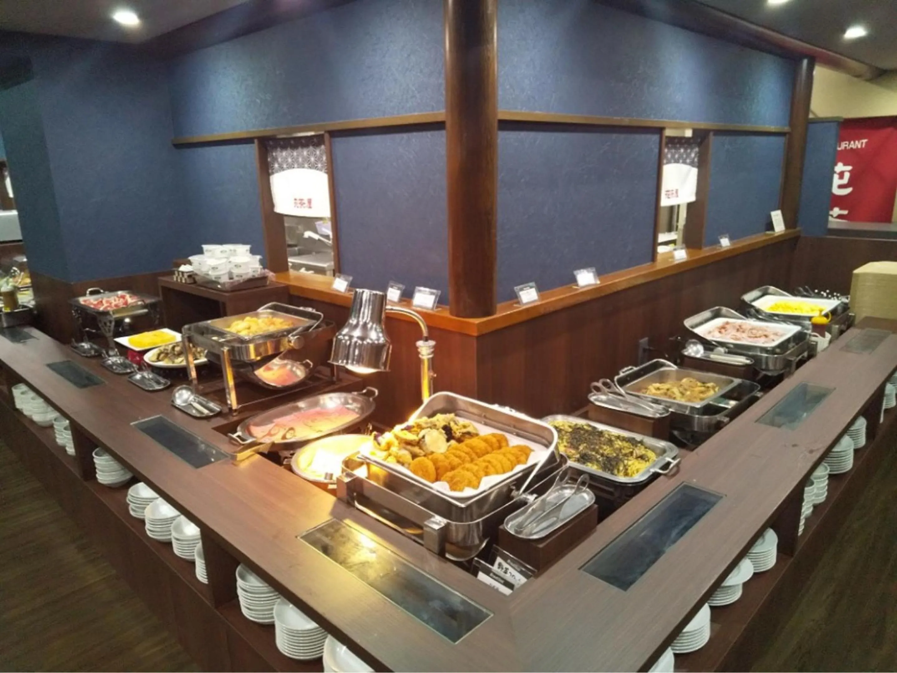 Breakfast in Hotel Route-Inn Minokamo