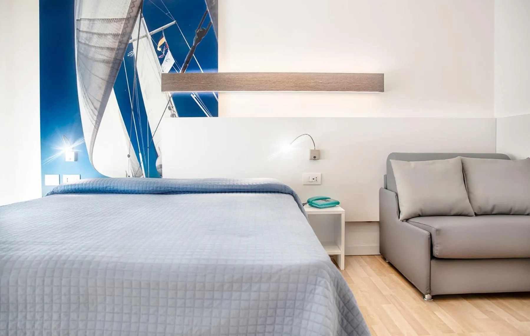 Bed in Hotel Antoniana