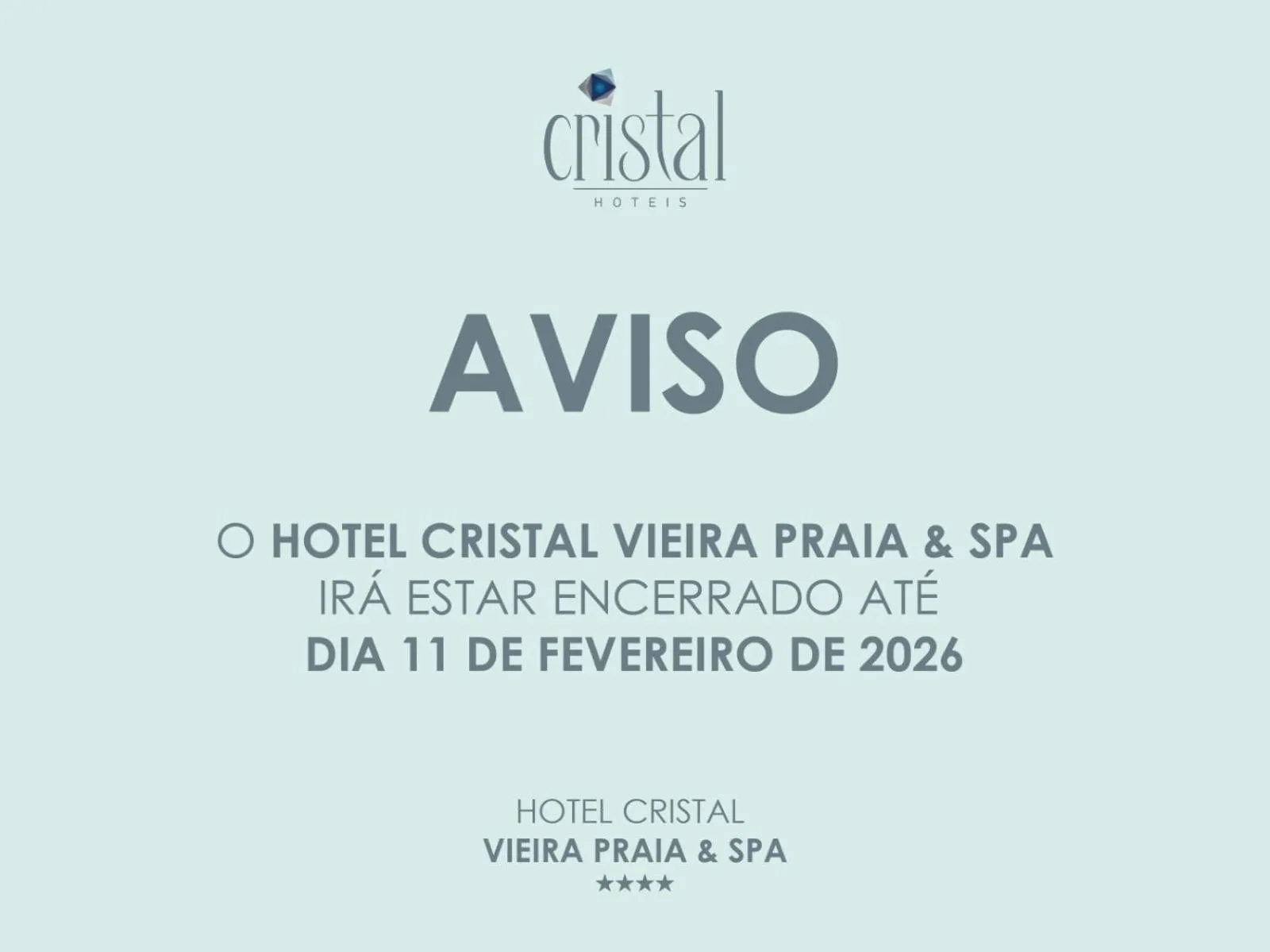 Hotel Cristal Vieira Praia & SPA