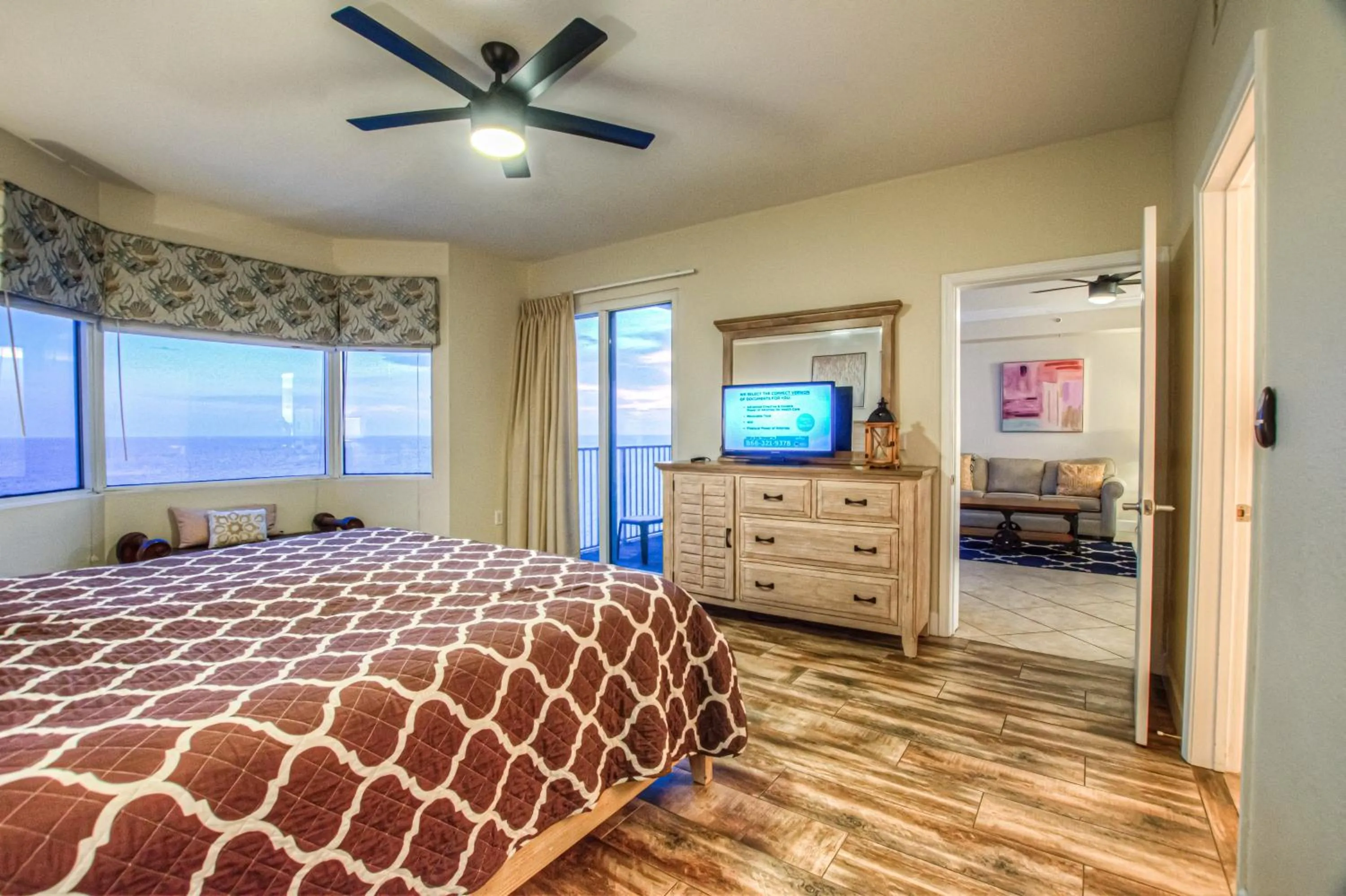 Bed in Tidewater Beach Resort 2302 By Aneliya