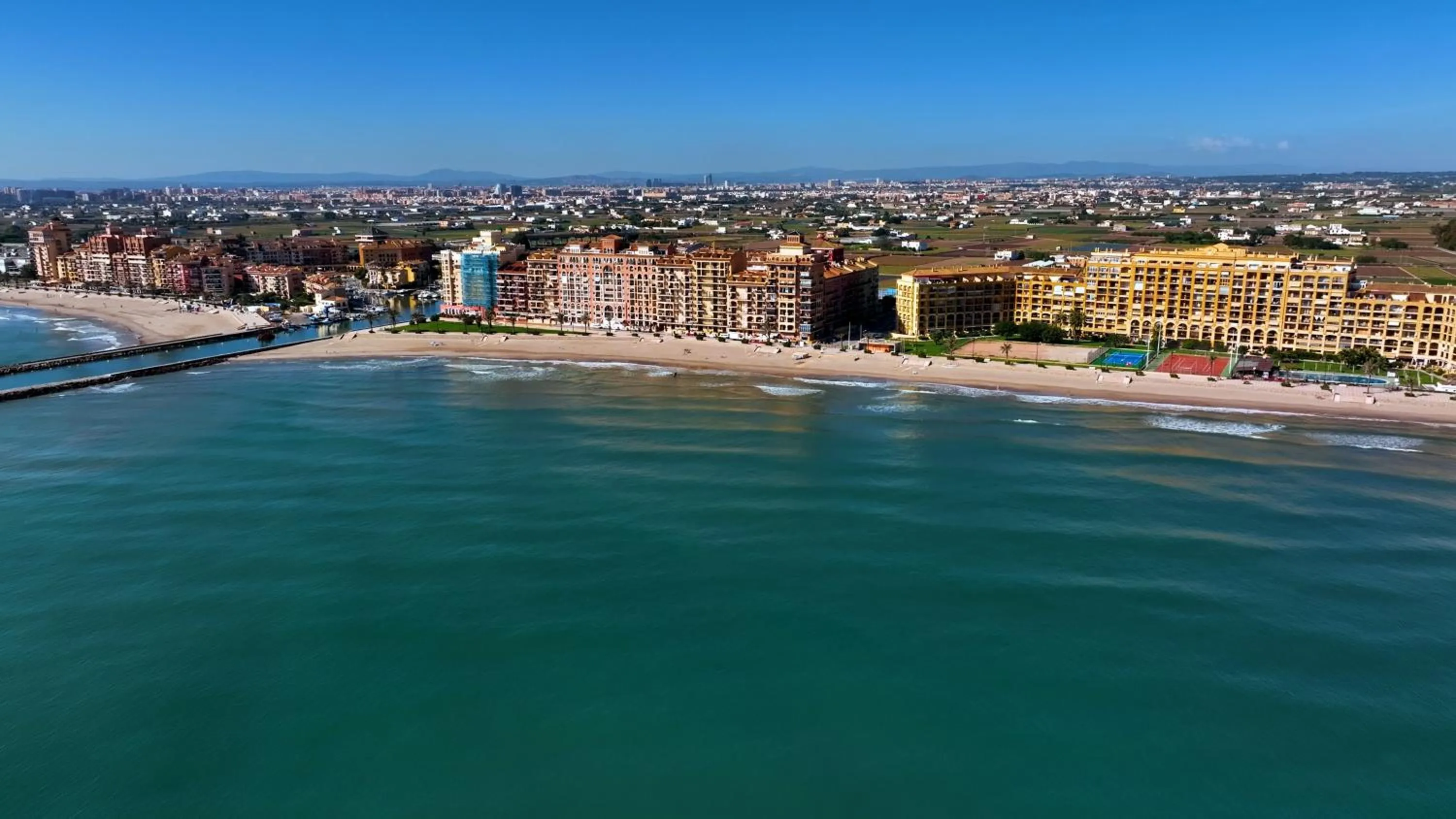 Bird's eye view in Sea You Apartamentos Valencia Port Saplaya