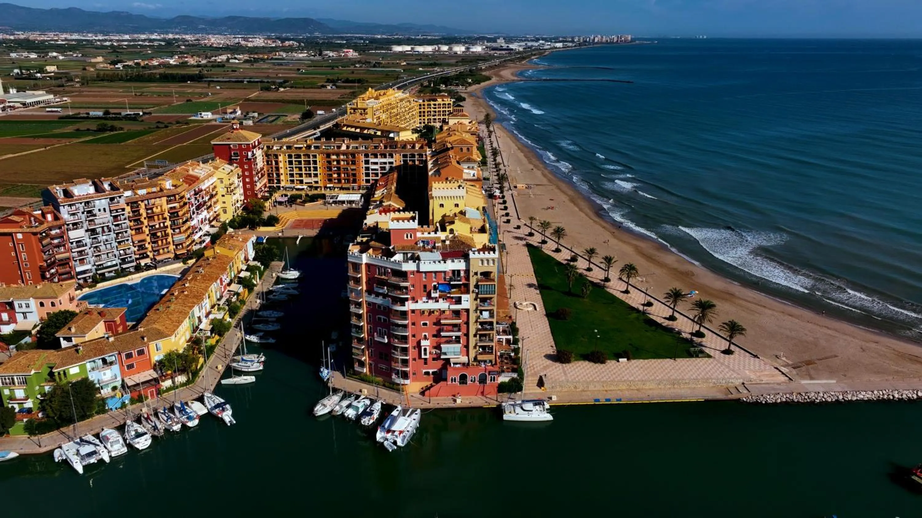 Bird's eye view in Sea You Apartamentos Valencia Port Saplaya