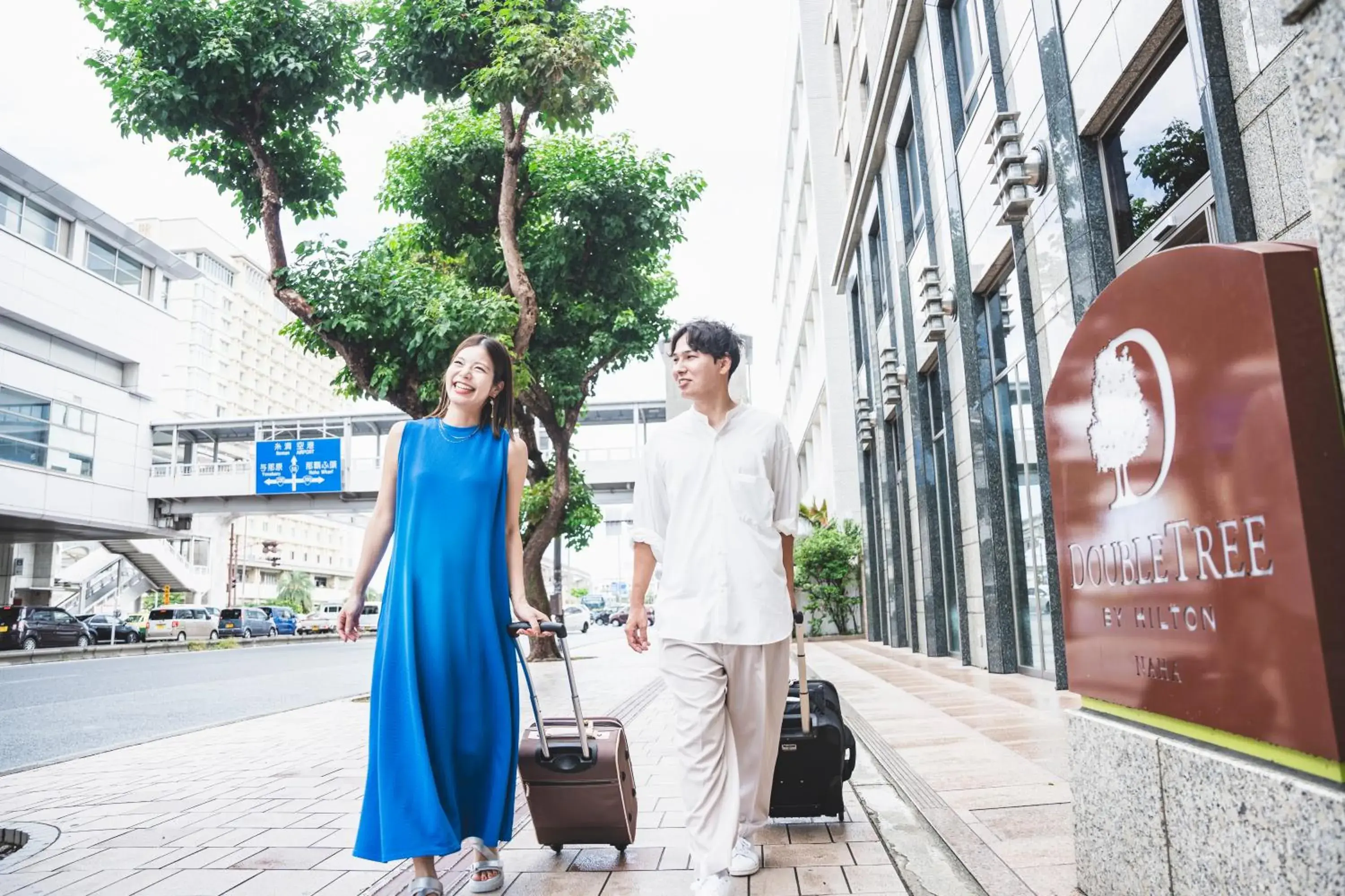 Facade/entrance in DoubleTree by Hilton Naha Facade/entrance in DoubleTree by Hilton Naha