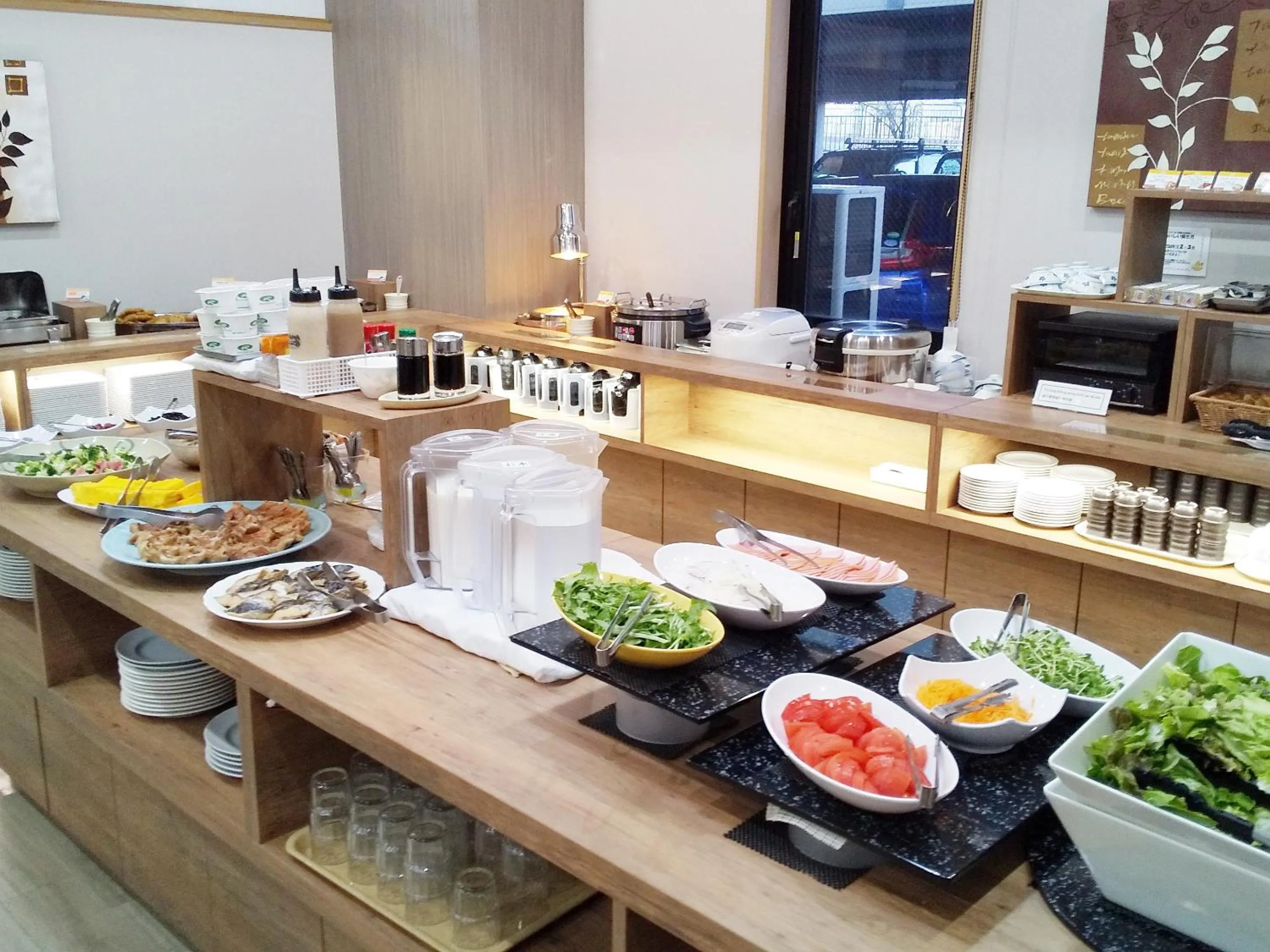 Breakfast in Hotel Route-Inn Ogaki Inter