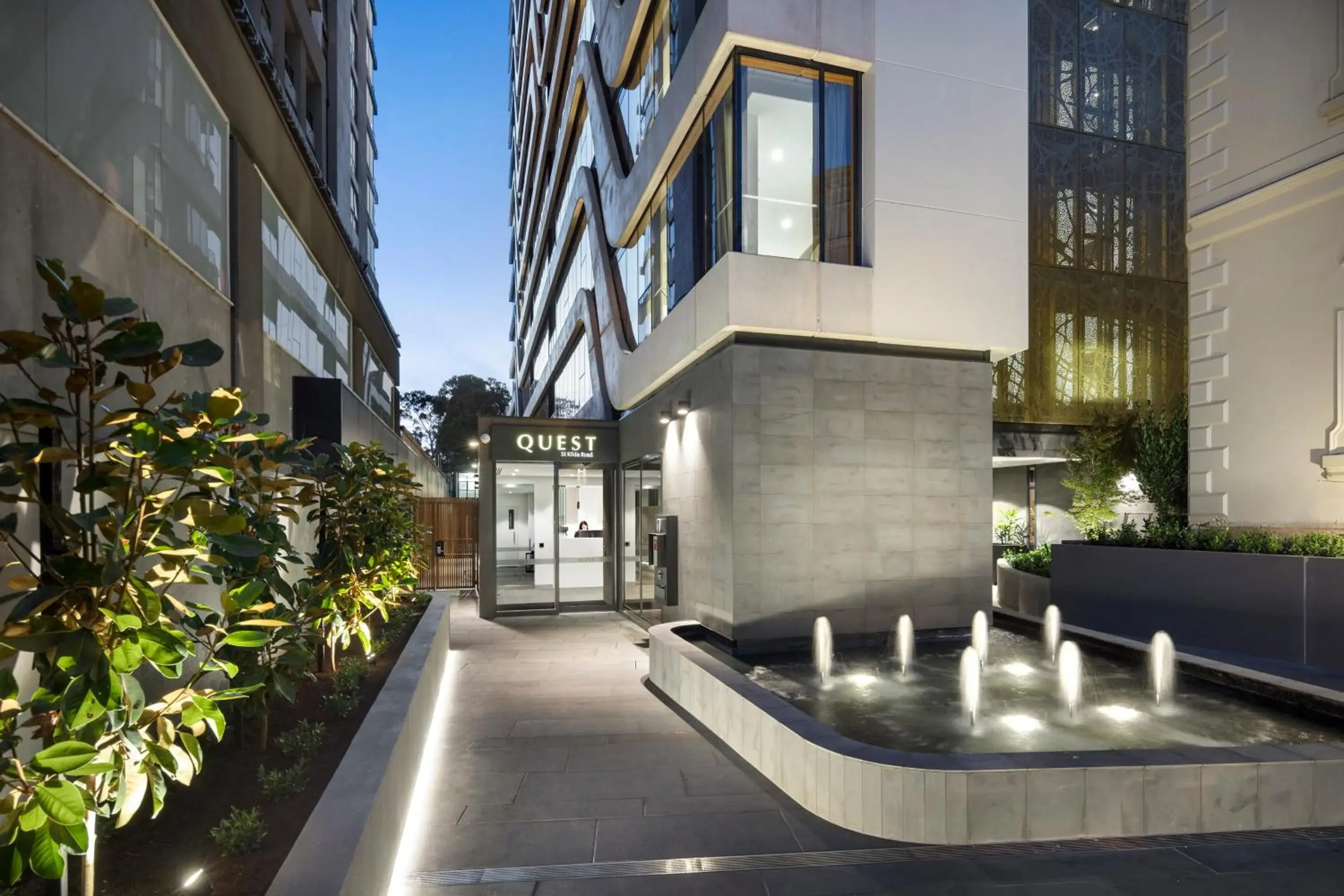 Property building in Quest St Kilda Road Property building in Quest St Kilda Road