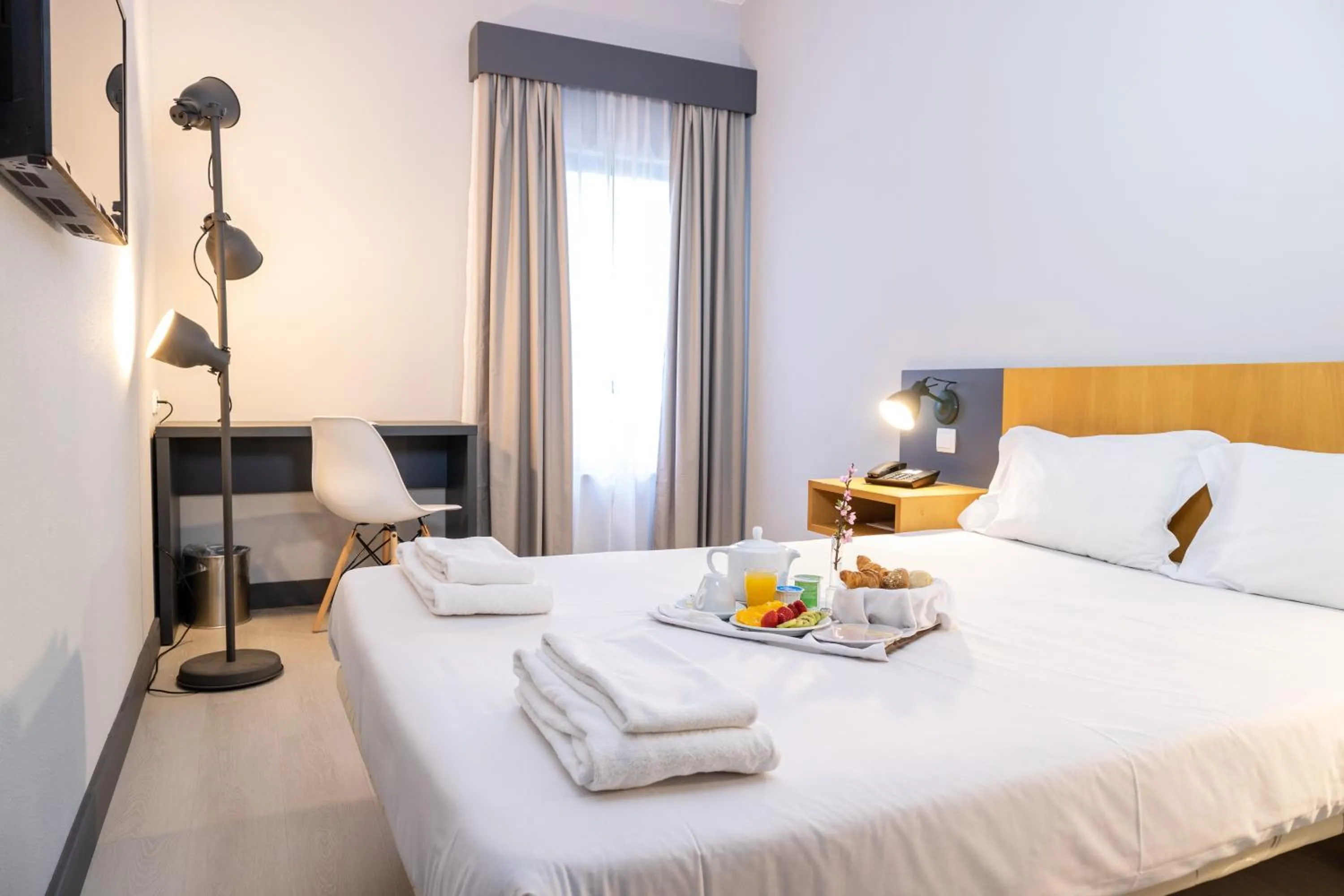 Bed in Flag Hotel Braga