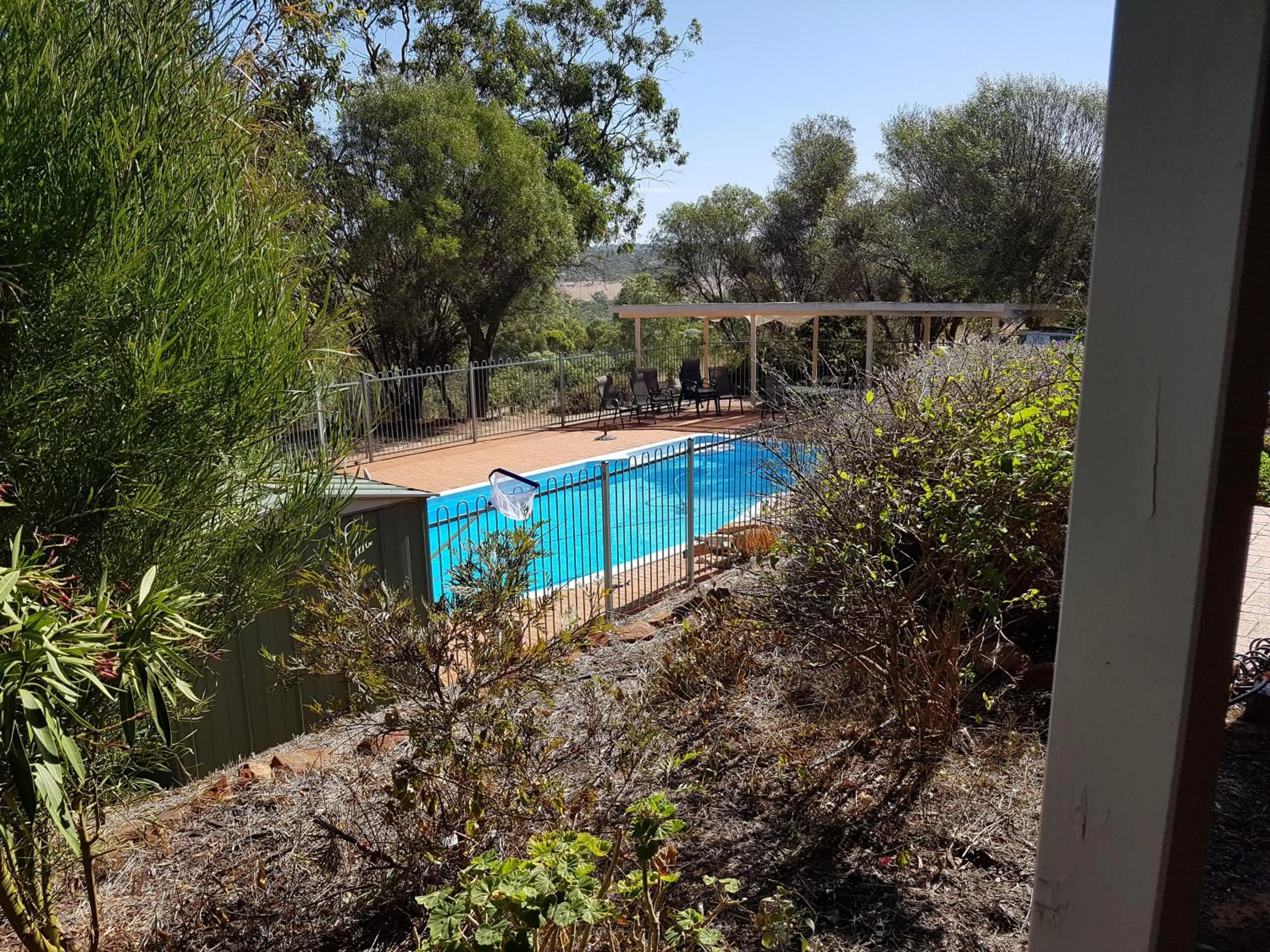 Swimming pool in Pecan Hill BNB