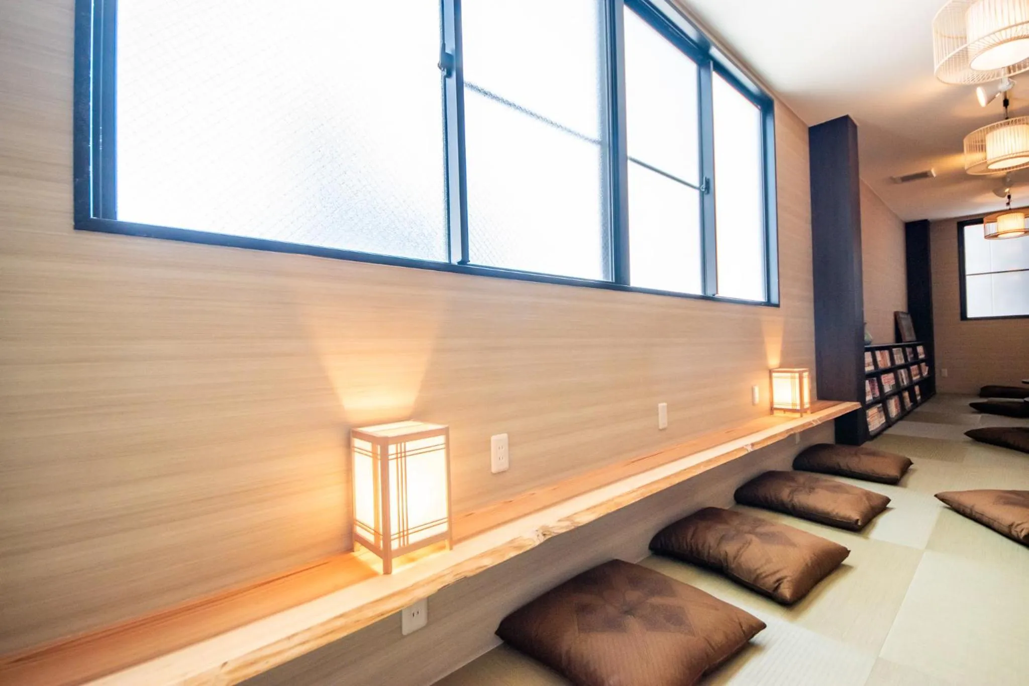 Communal lounge/ TV room in Hotel Base Nara