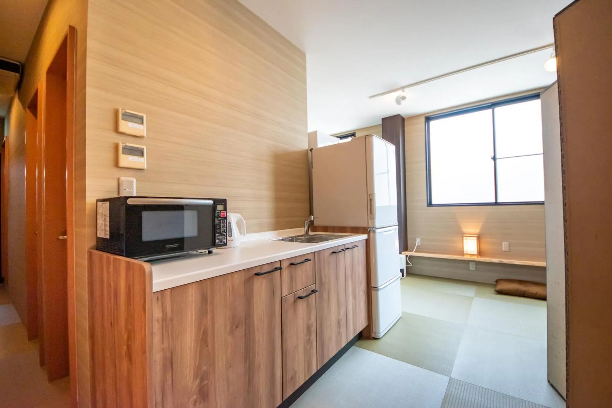 Kitchen or kitchenette in Hotel Base Nara