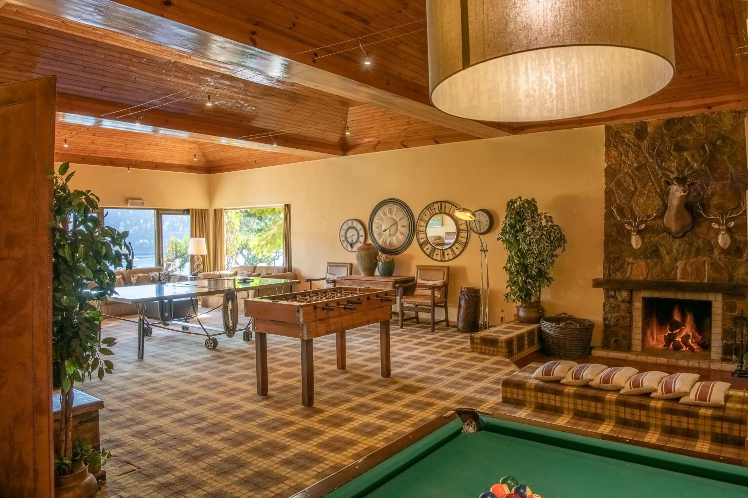 Game Room in Lago Azul Eco Hotel