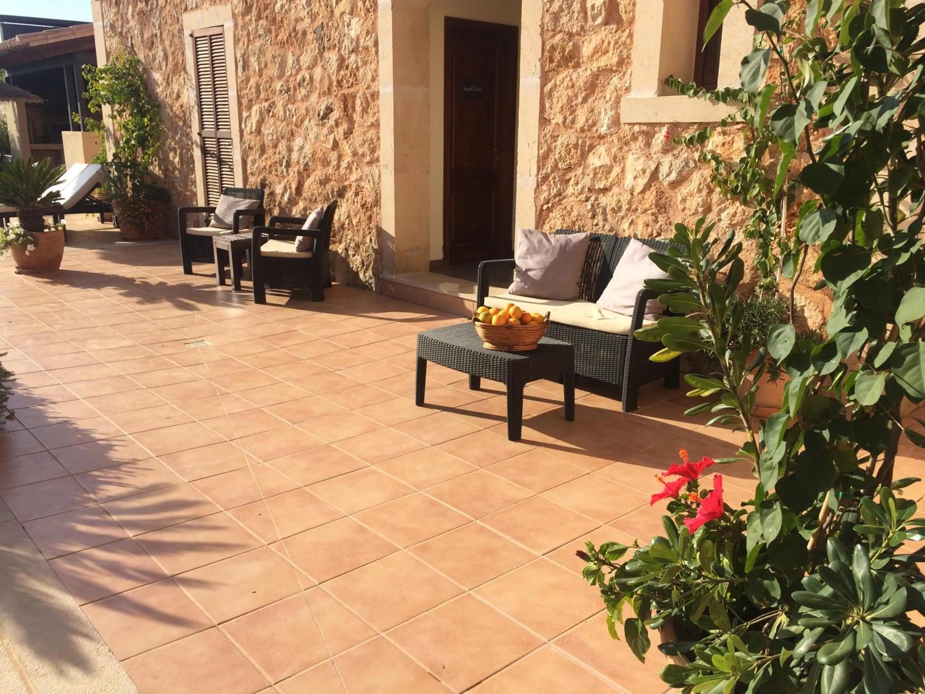 Balcony/Terrace in Villa Sampoli - Agroturismo Son Sampoli - Adults only