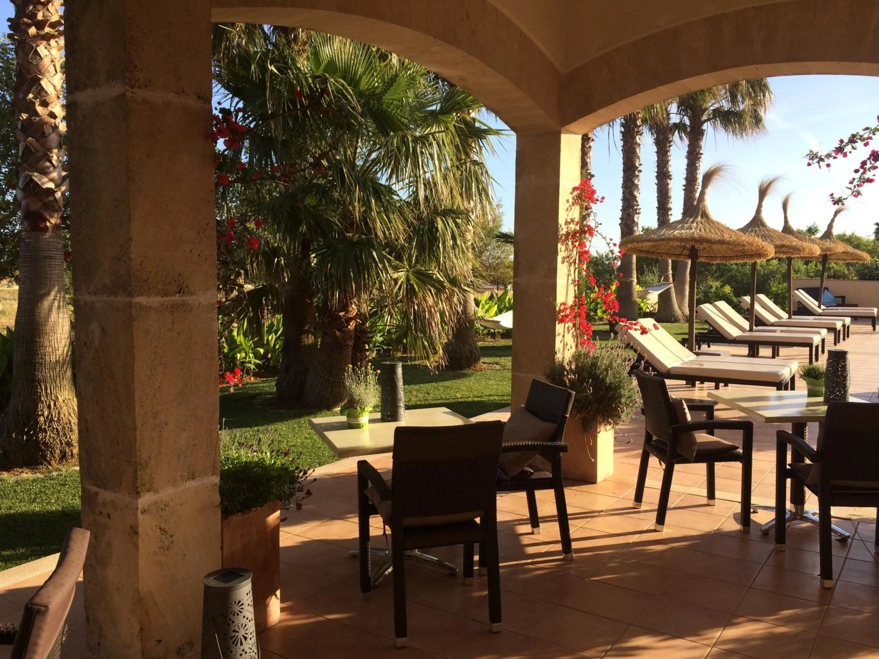 Balcony/Terrace, Restaurant/Places to Eat in Villa Sampoli - Agroturismo Son Sampoli - Adults only