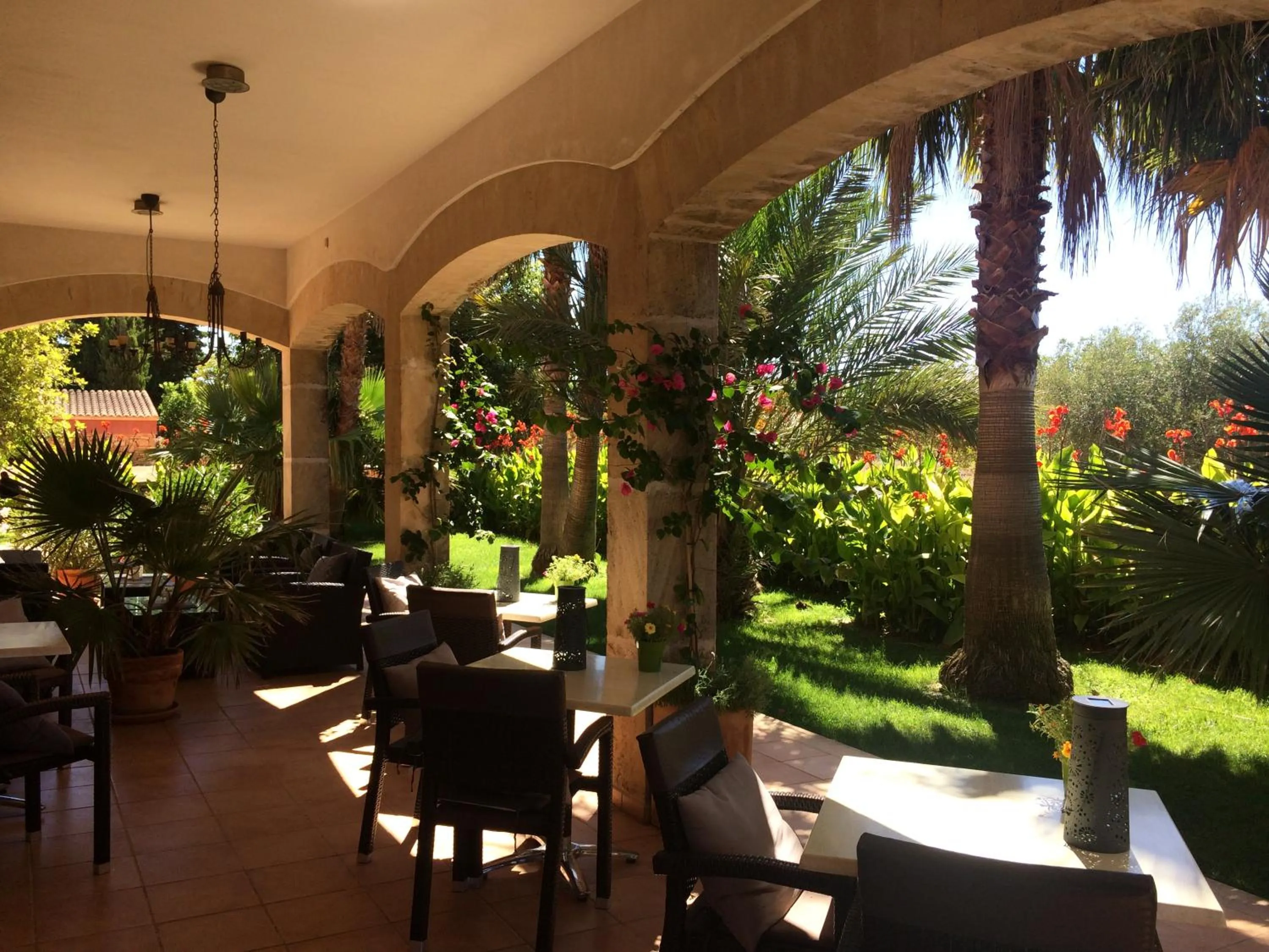 Balcony/Terrace, Restaurant/Places to Eat in Villa Sampoli - Agroturismo Son Sampoli - Adults only