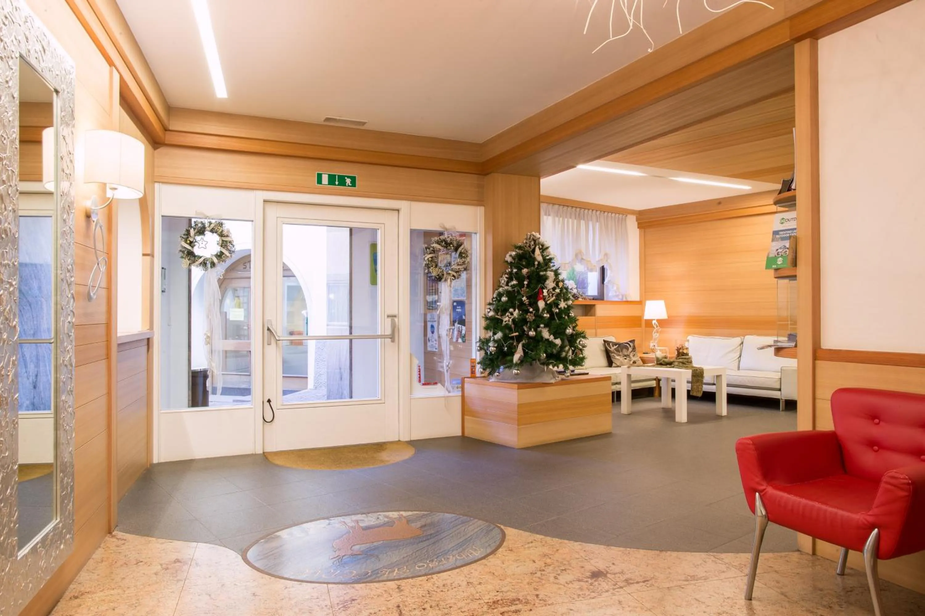 Lobby or reception in Hotel Al Cervo