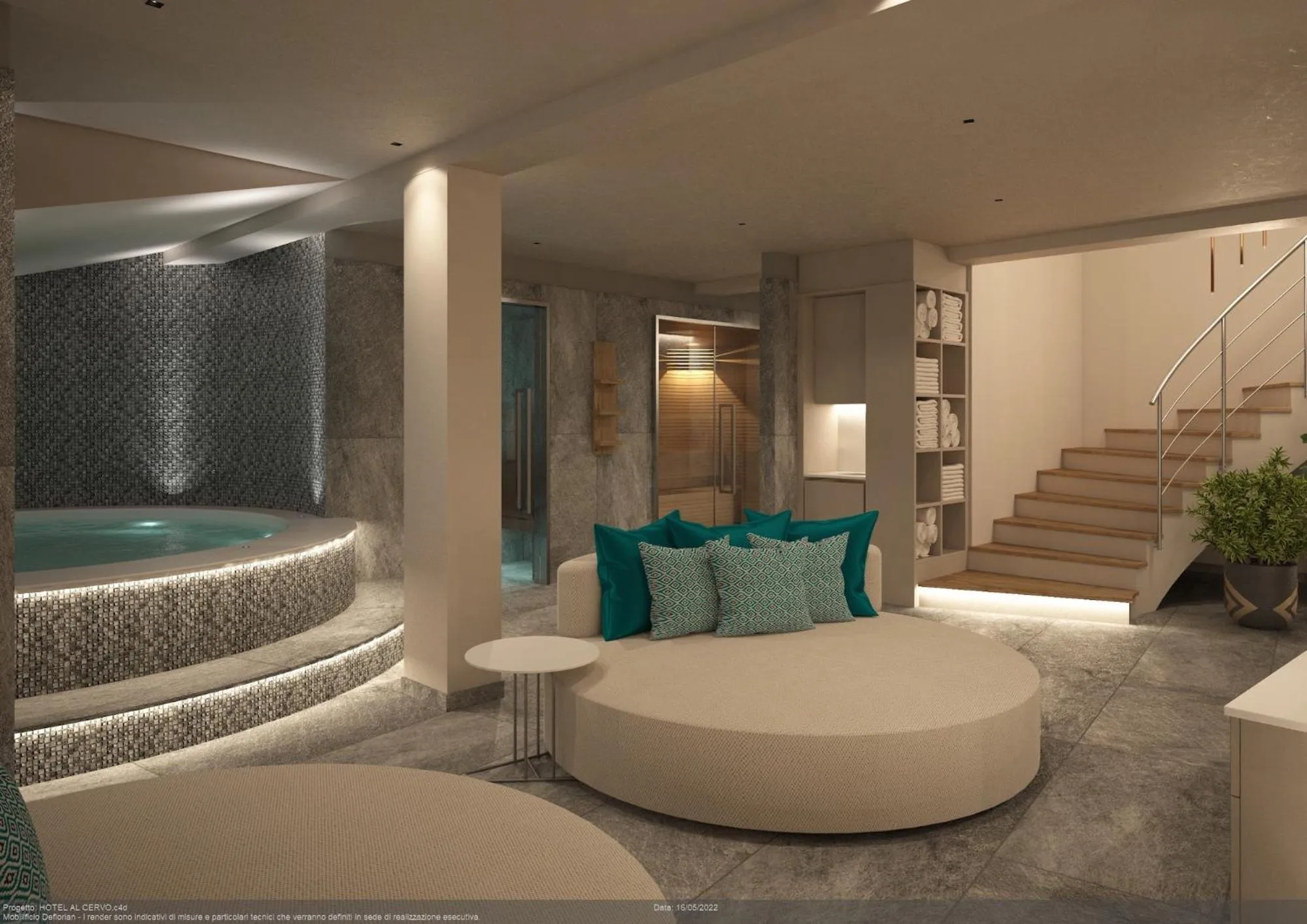 Spa and wellness centre/facilities in Hotel Al Cervo