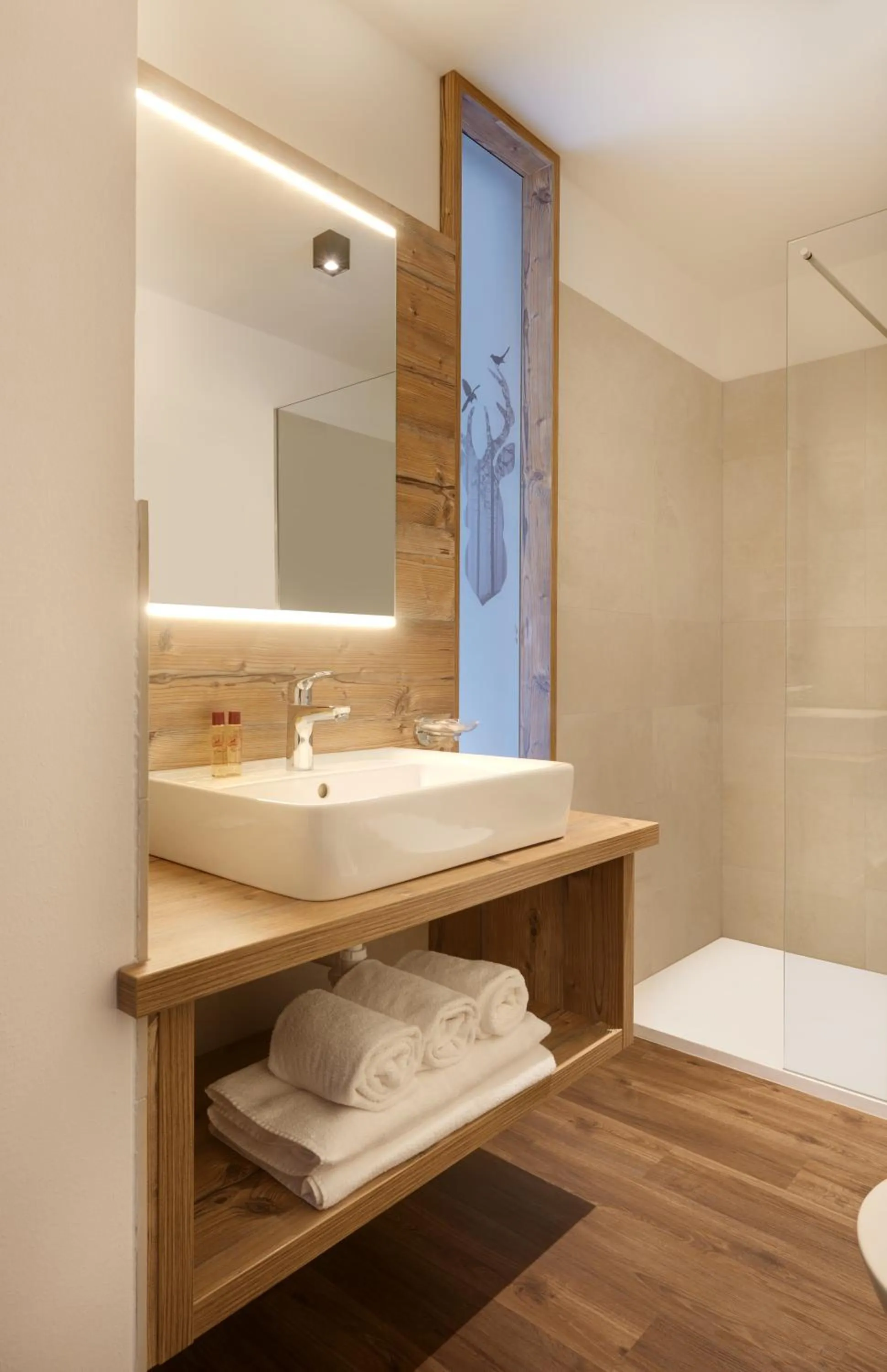 Bathroom in Hotel Al Cervo