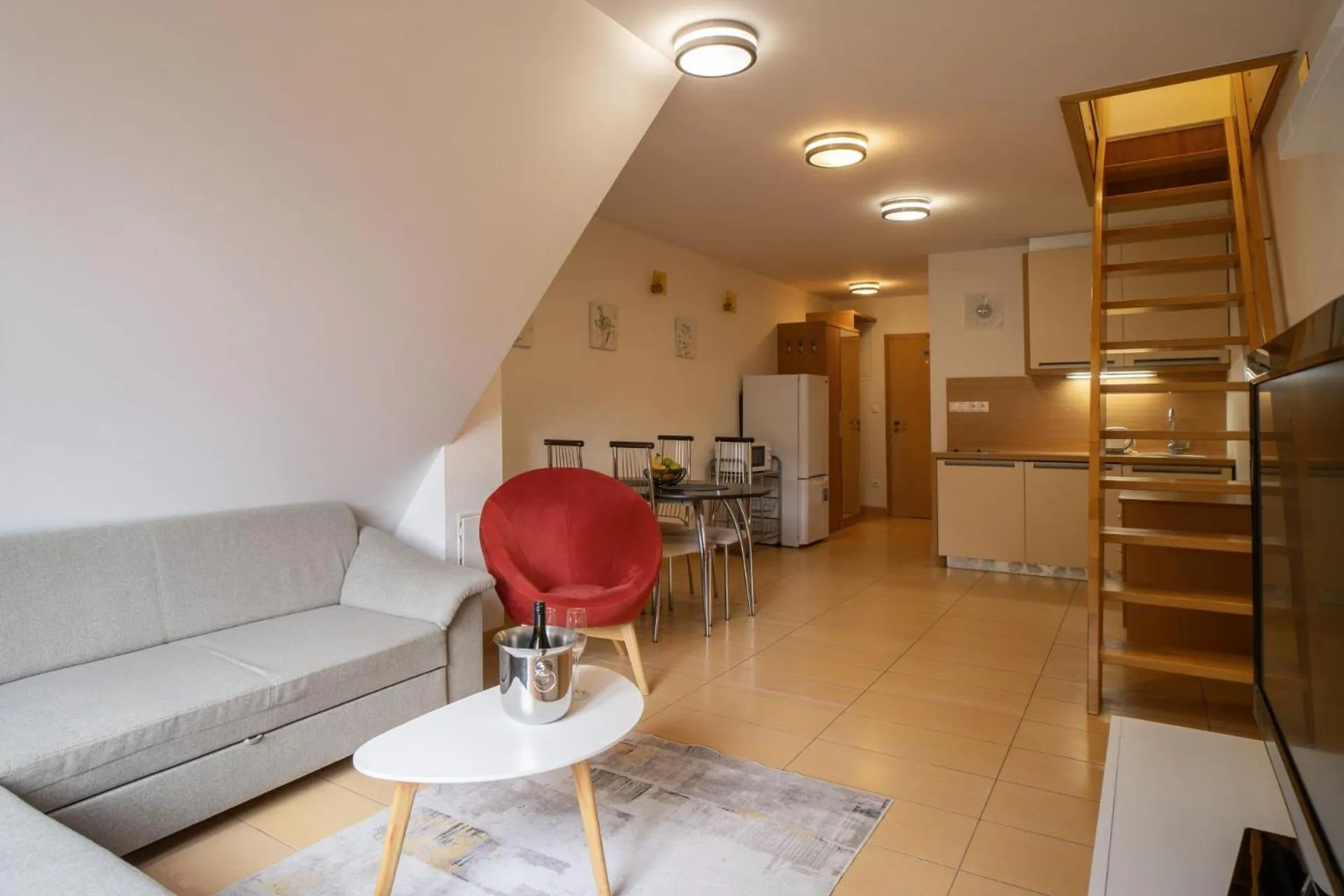 Kitchen or kitchenette in Apartmánový dom Fatrapark 1 s Wellness - Hlavná recepcia