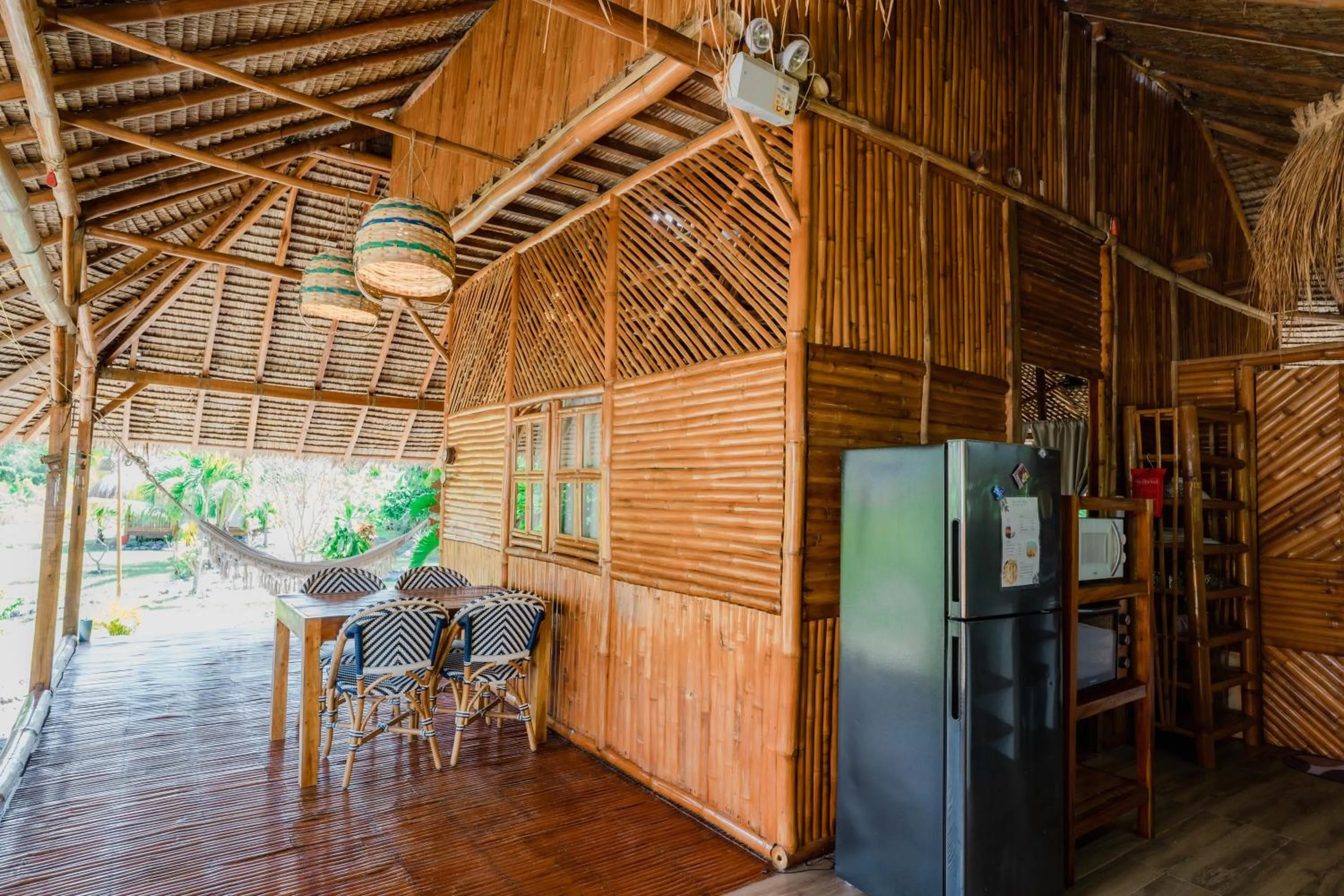Dining area in Tongo Hill Cottages