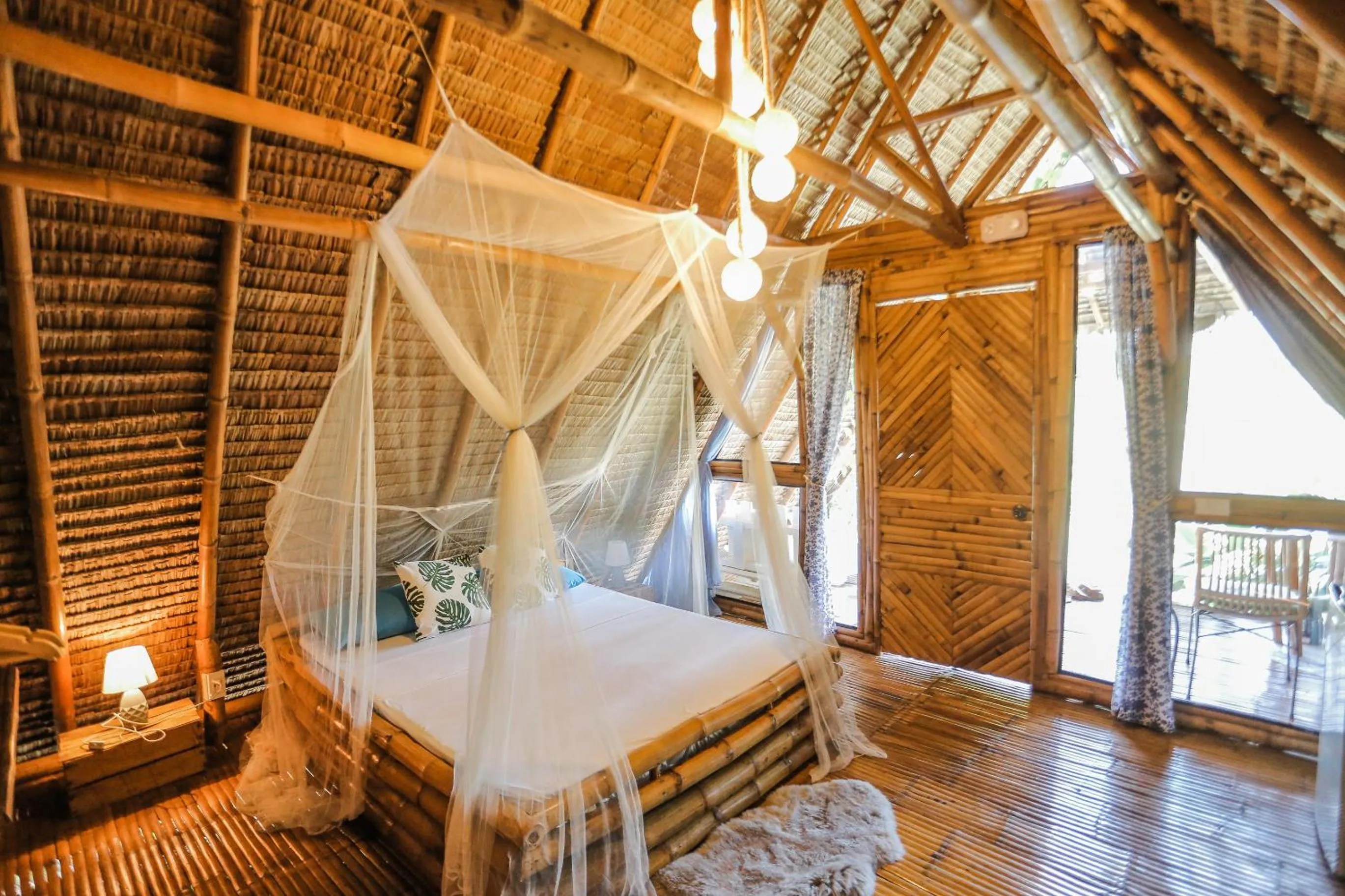 Bed in Tongo Hill Cottages